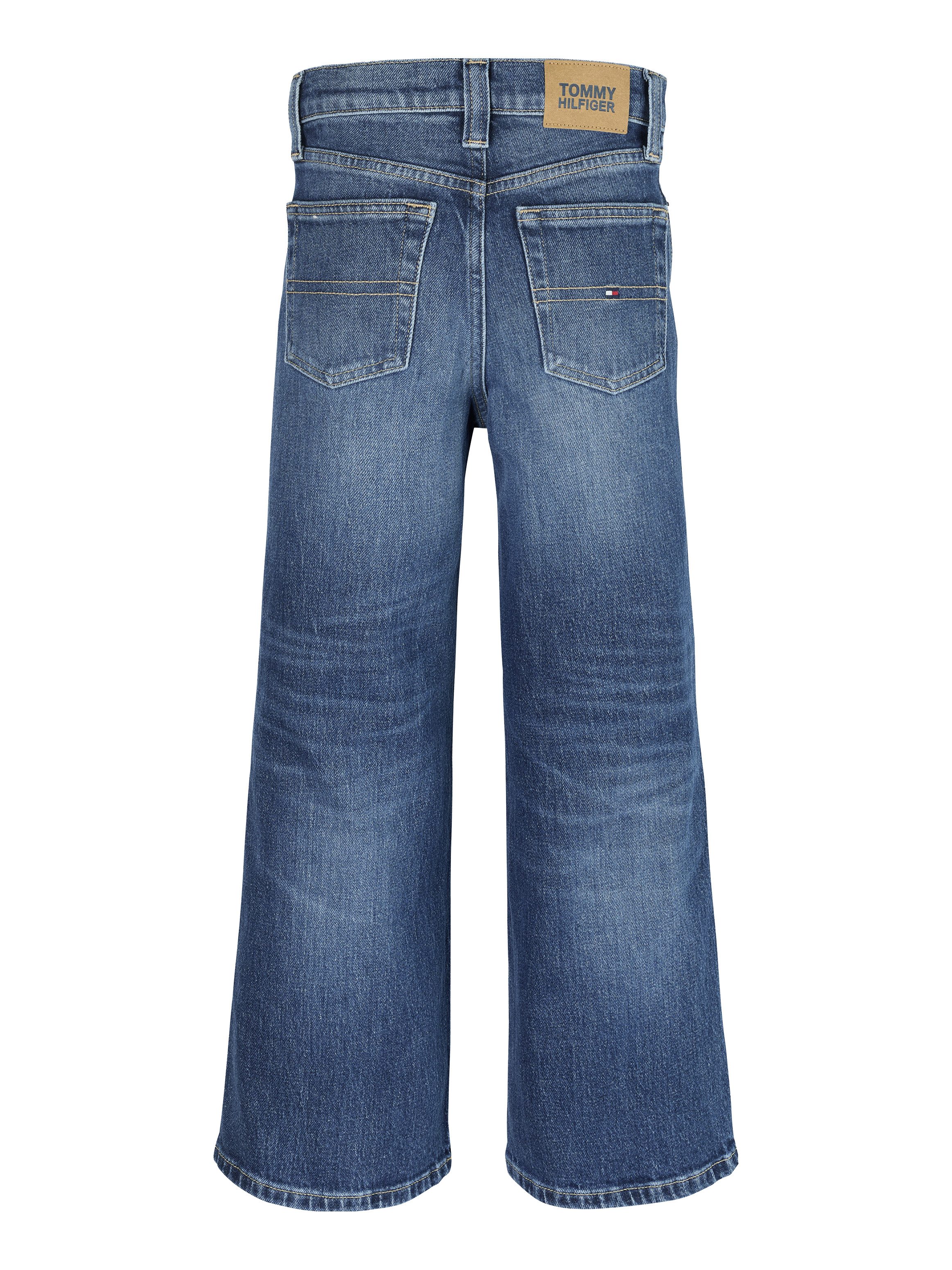 Tommy Hilfiger Wijde jeans MABEL DARK WASH met logoborduursels