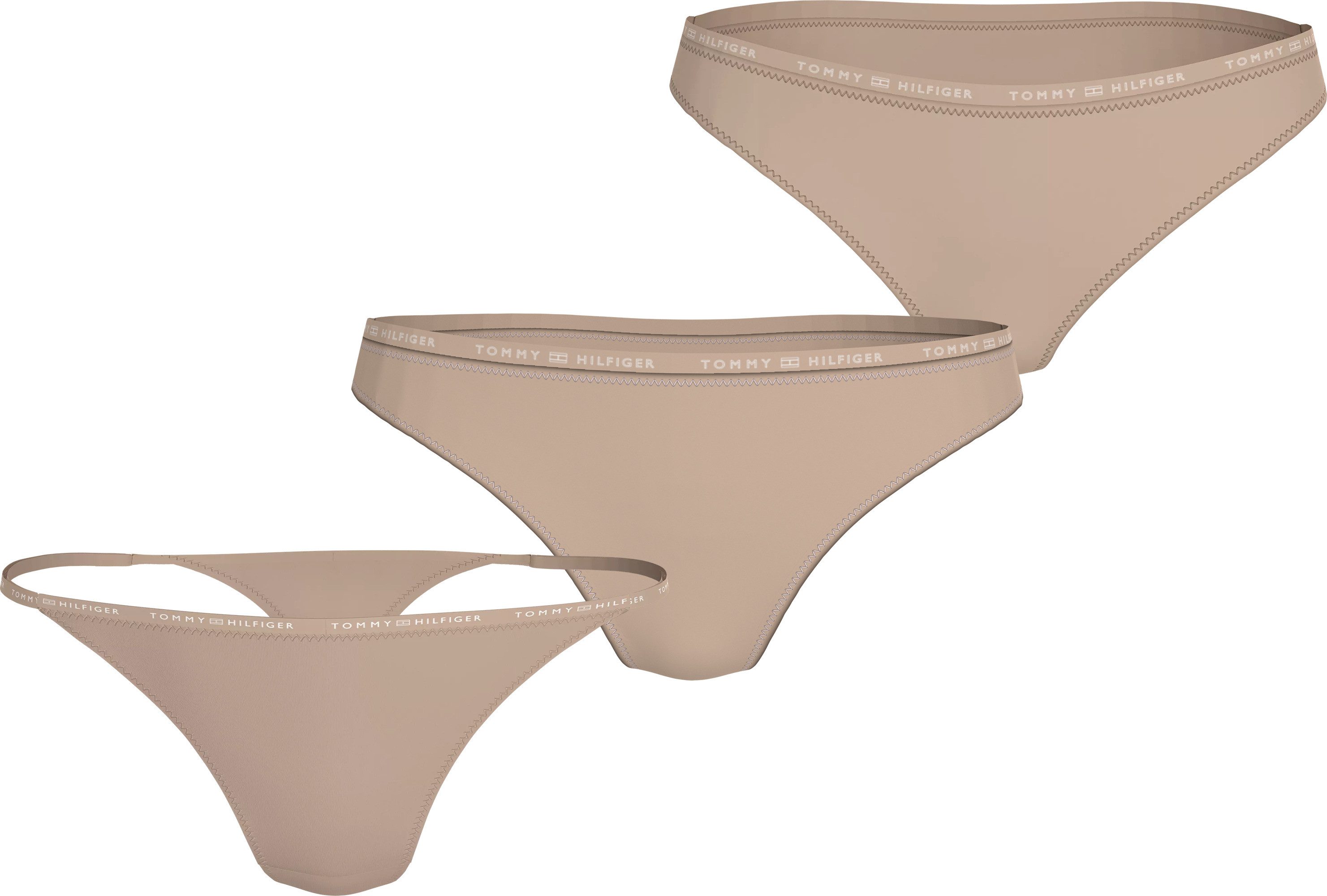 Tommy Hilfiger Underwear Slip 3 PACK MULTI SHAPE BOTTOM (3 stuks)