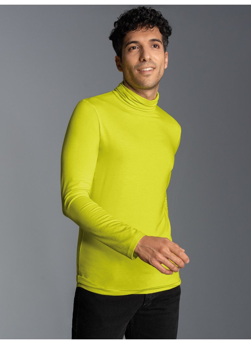 Trigema Colshirt van elastische viscose (1-delig)