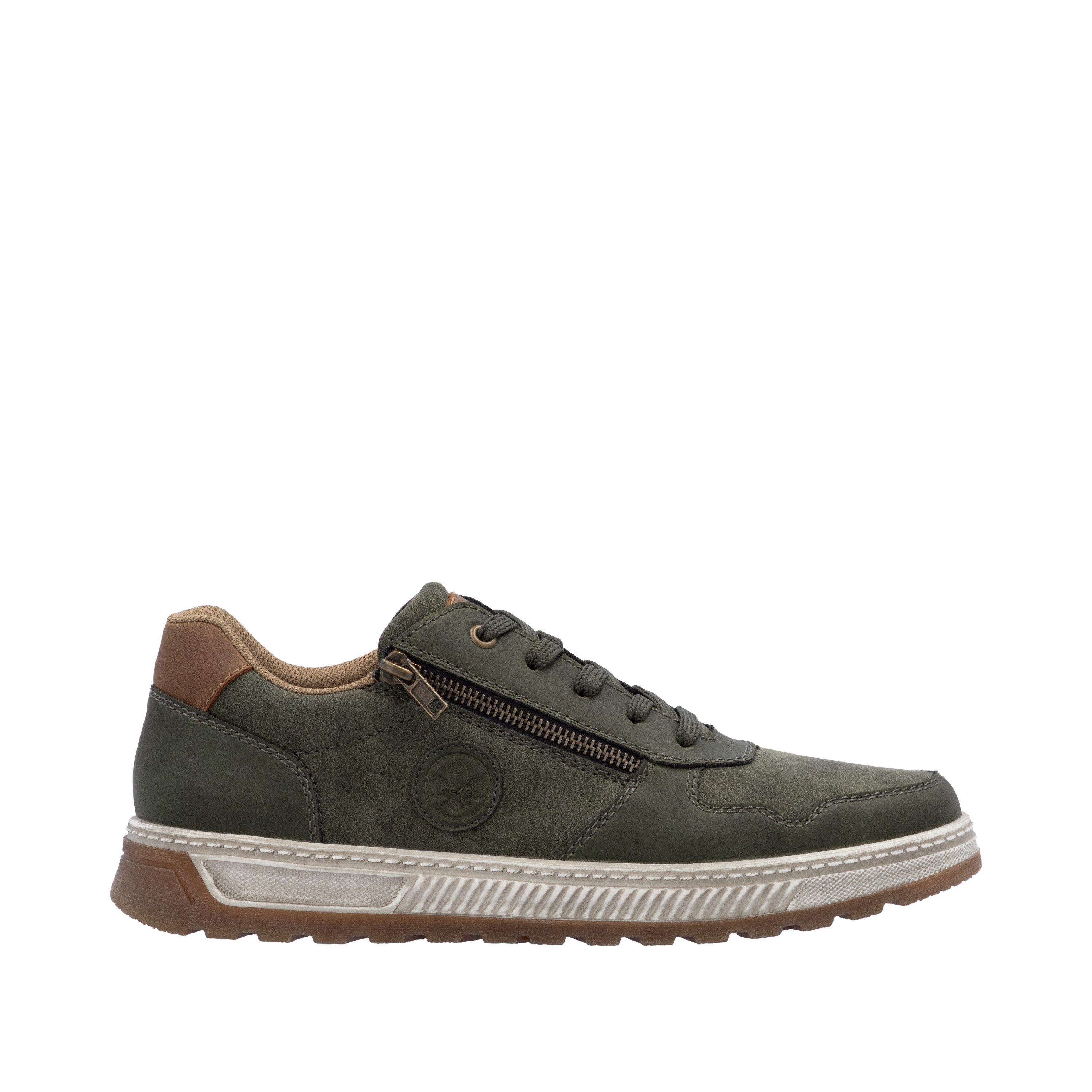 Rieker Sneakers Vrijetijdsschoen, halfschoen, veterschoen met contrastafwerking