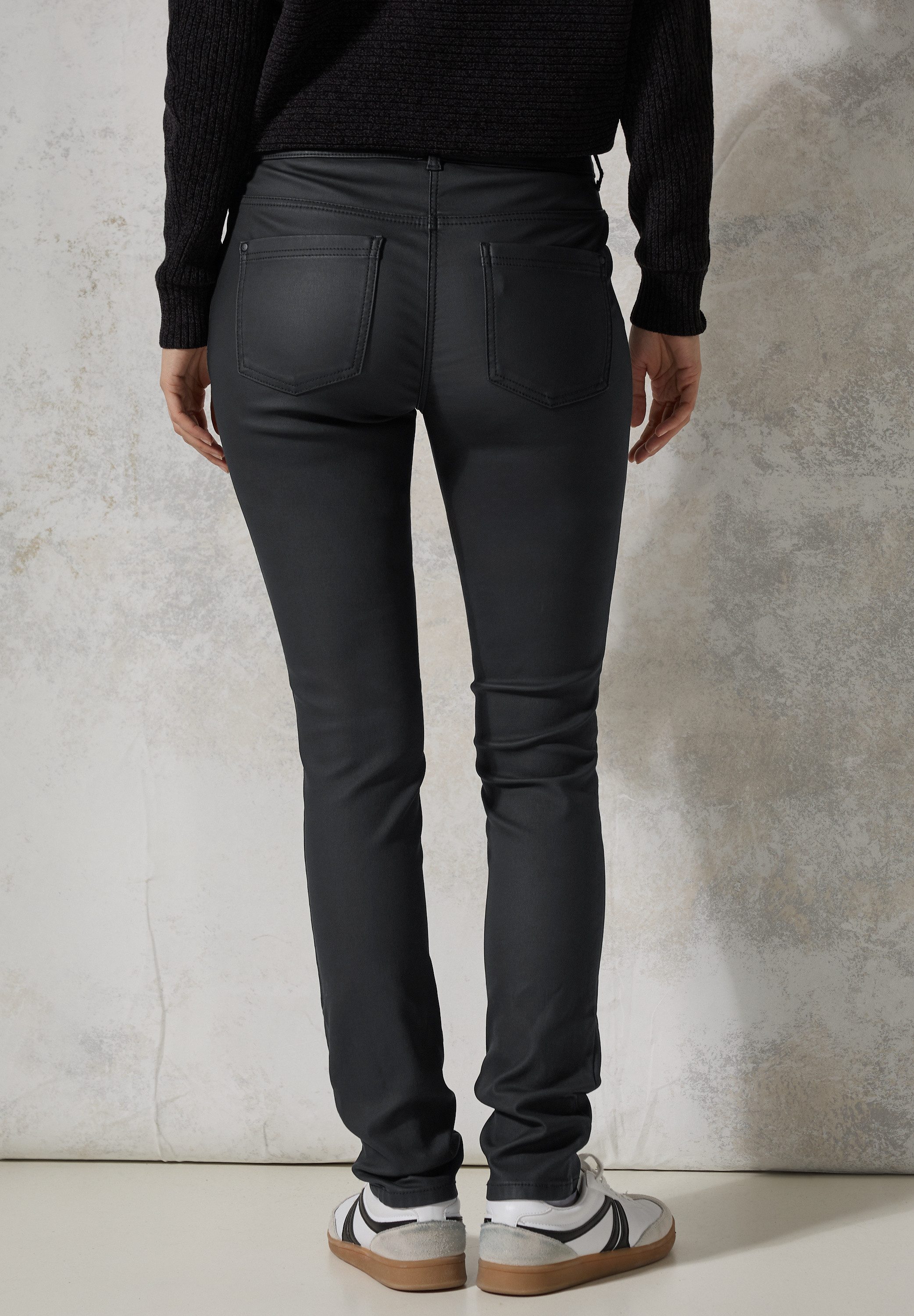 Cecil Stoffen broek Vicky gecoat in 5-pocket-stijl