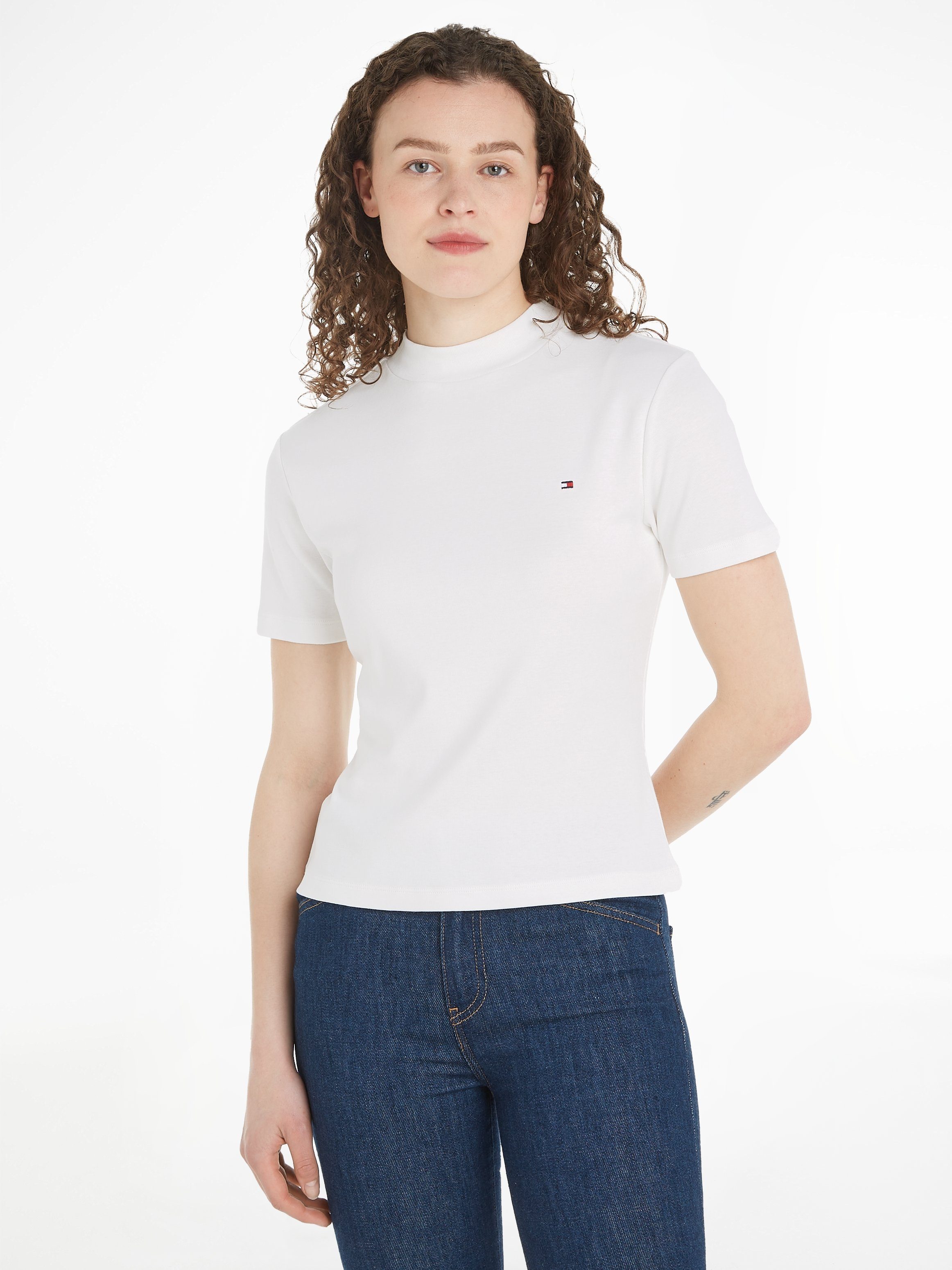 Tommy Hilfiger T-shirt SLIM CODY C-NK SS met geborduurd logo