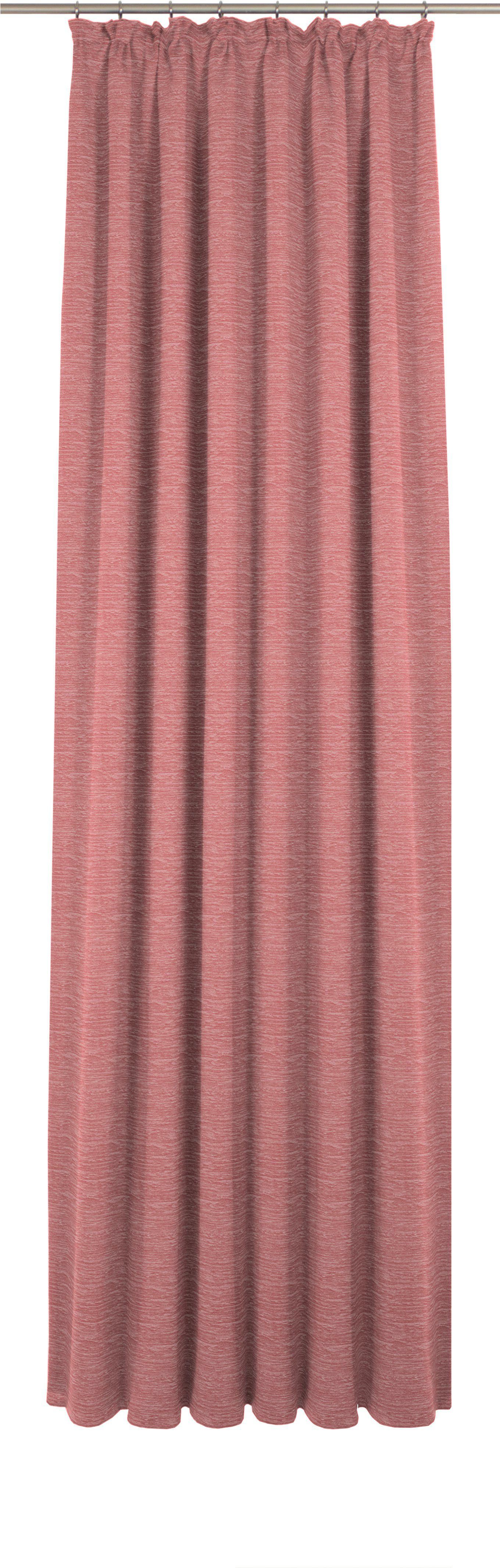 Wirth Gordijn Trondheim B (1 stuk) kant & klaar gordijnen maat 132 cm x 165 cm roze