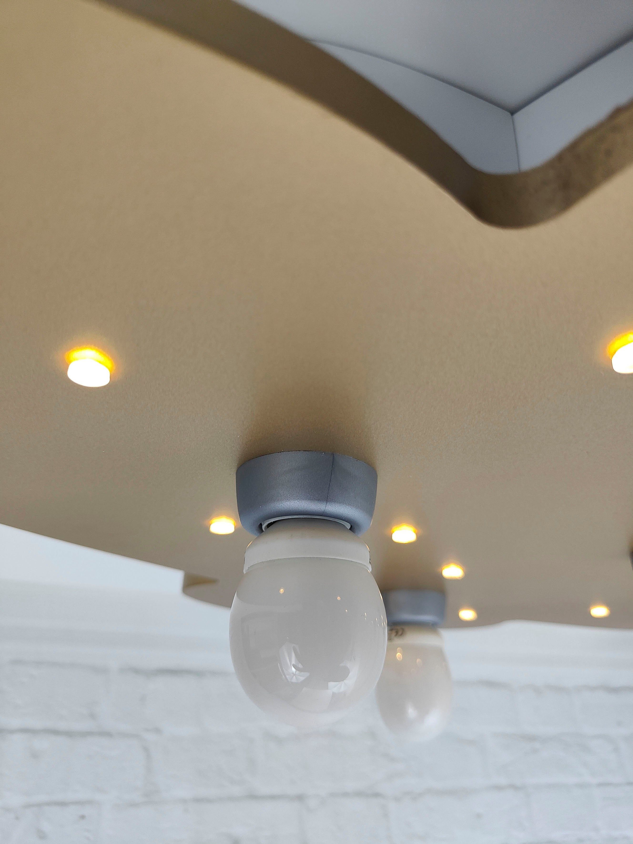 niermann Plafondlamp Wolke, Gold E14 fittingen voor eenvoudige lichtbronwisseling (1 stuk)