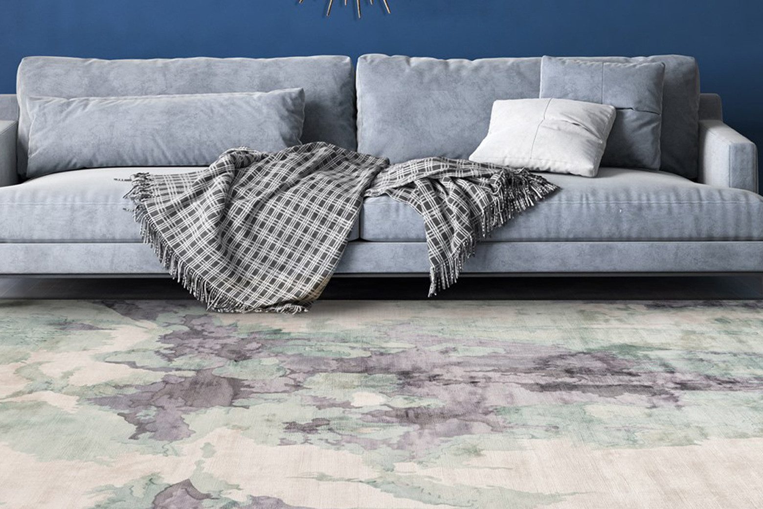 Padiro Vloerkleed Sinaï 425 moderne vloerkleden maat 120 cm x 170 cm x 11 mm multicolor
