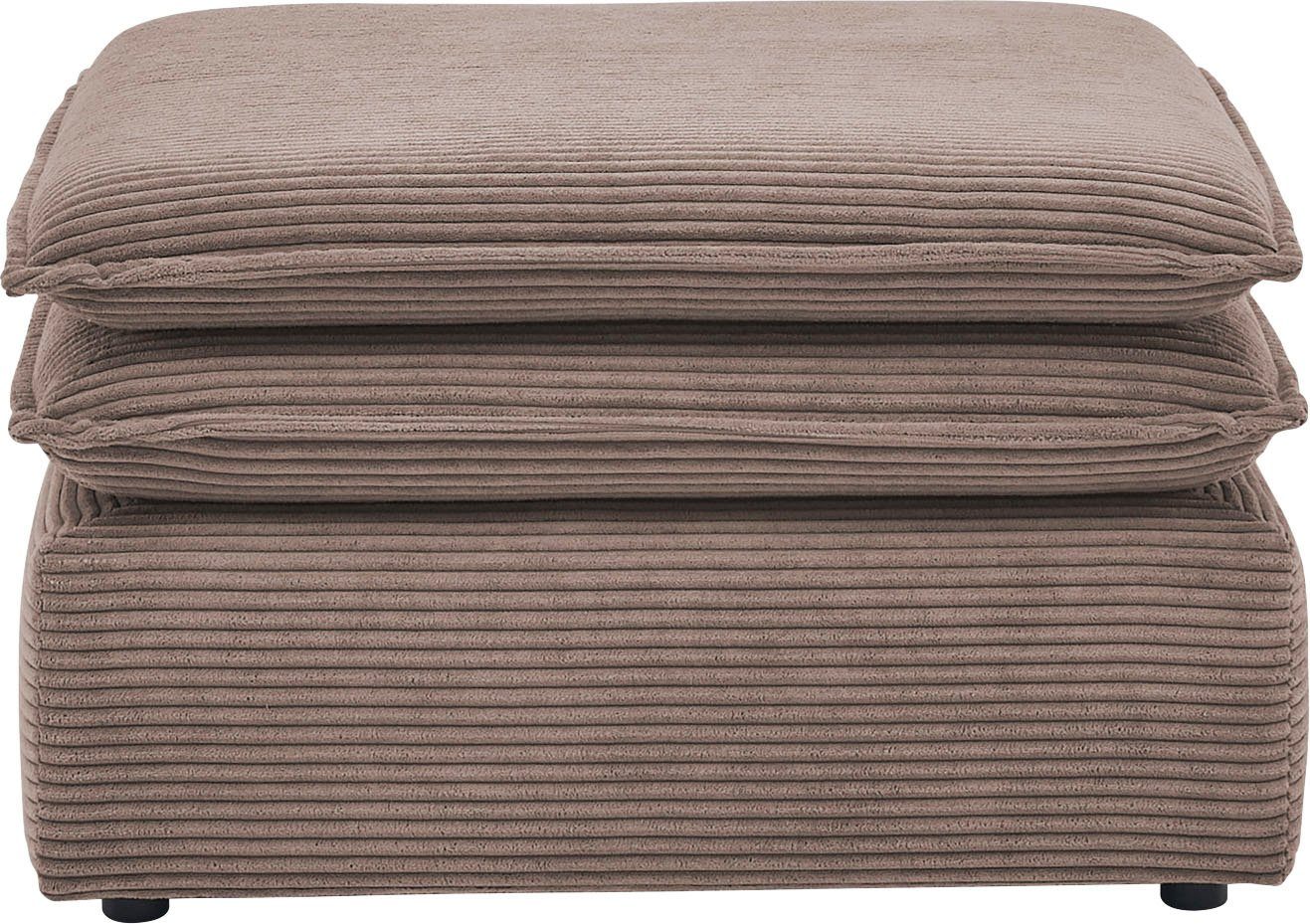Places of Style Hocker PIAGGE Hoogwaardige cord, passend bij de fauteuil