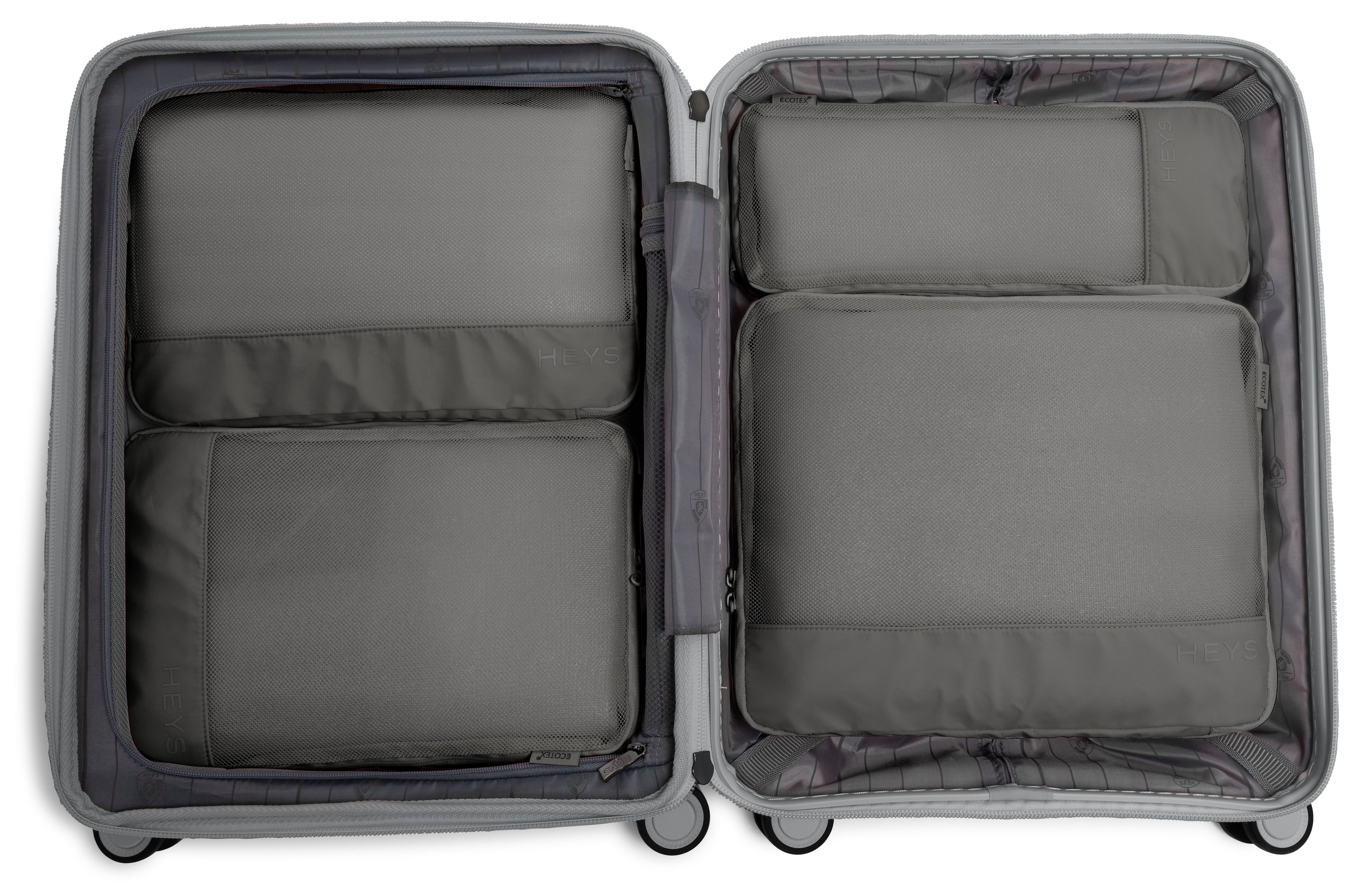Heys Kofferorganizer Ecotex Compression Packing Cube incompressible packing cubes, packing bags, organizer for suitcase (set, 4-delig)