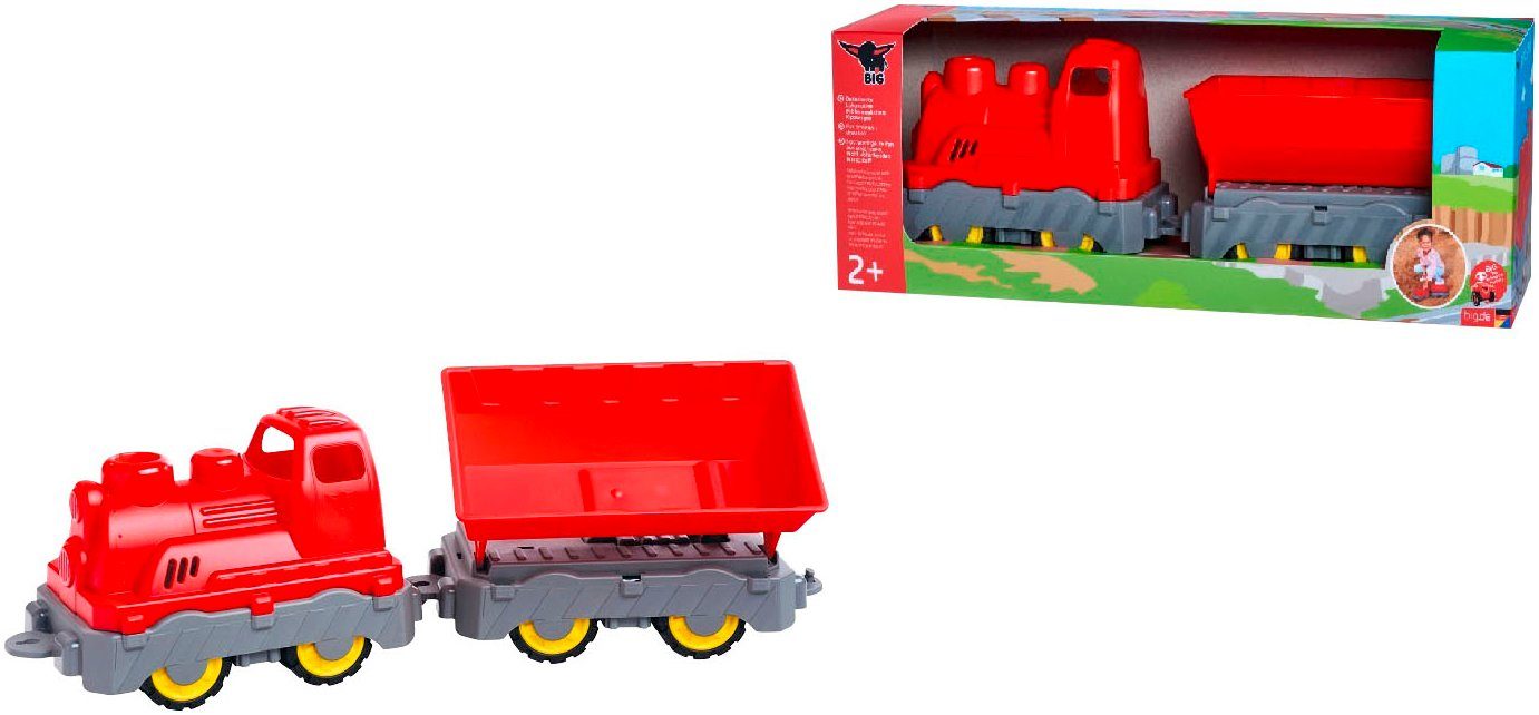 BIG Speelgoed-locomotief BIG power-worker mini trein met wagon