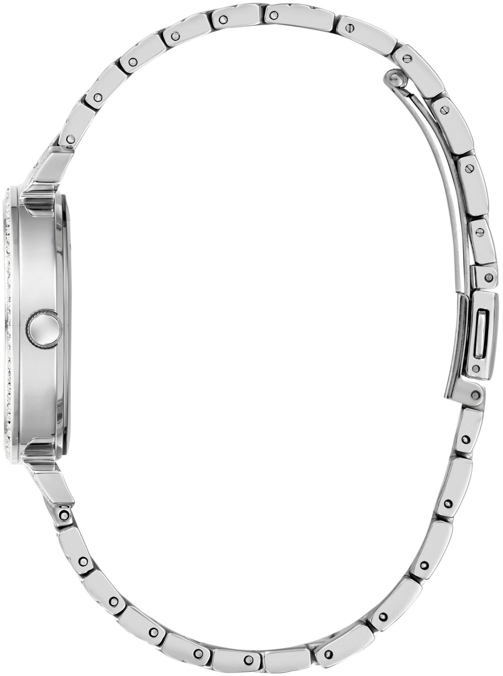 Guess Kwartshorloge ENCHANTMENT Horloge, dameshorloge, kristallen, mineraalglas, stalen band