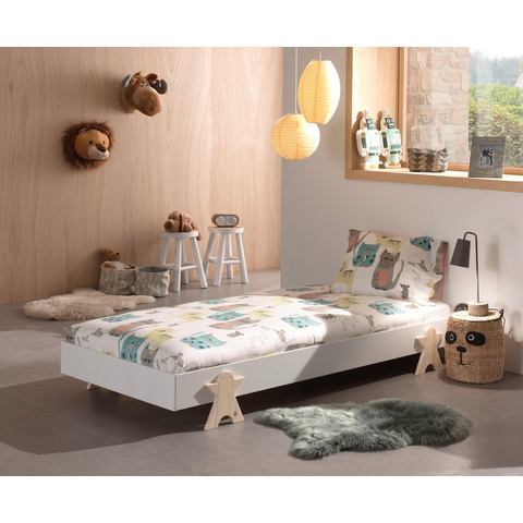 Vipack Modulo Smiley Bed 90 x 200 cm Wit
