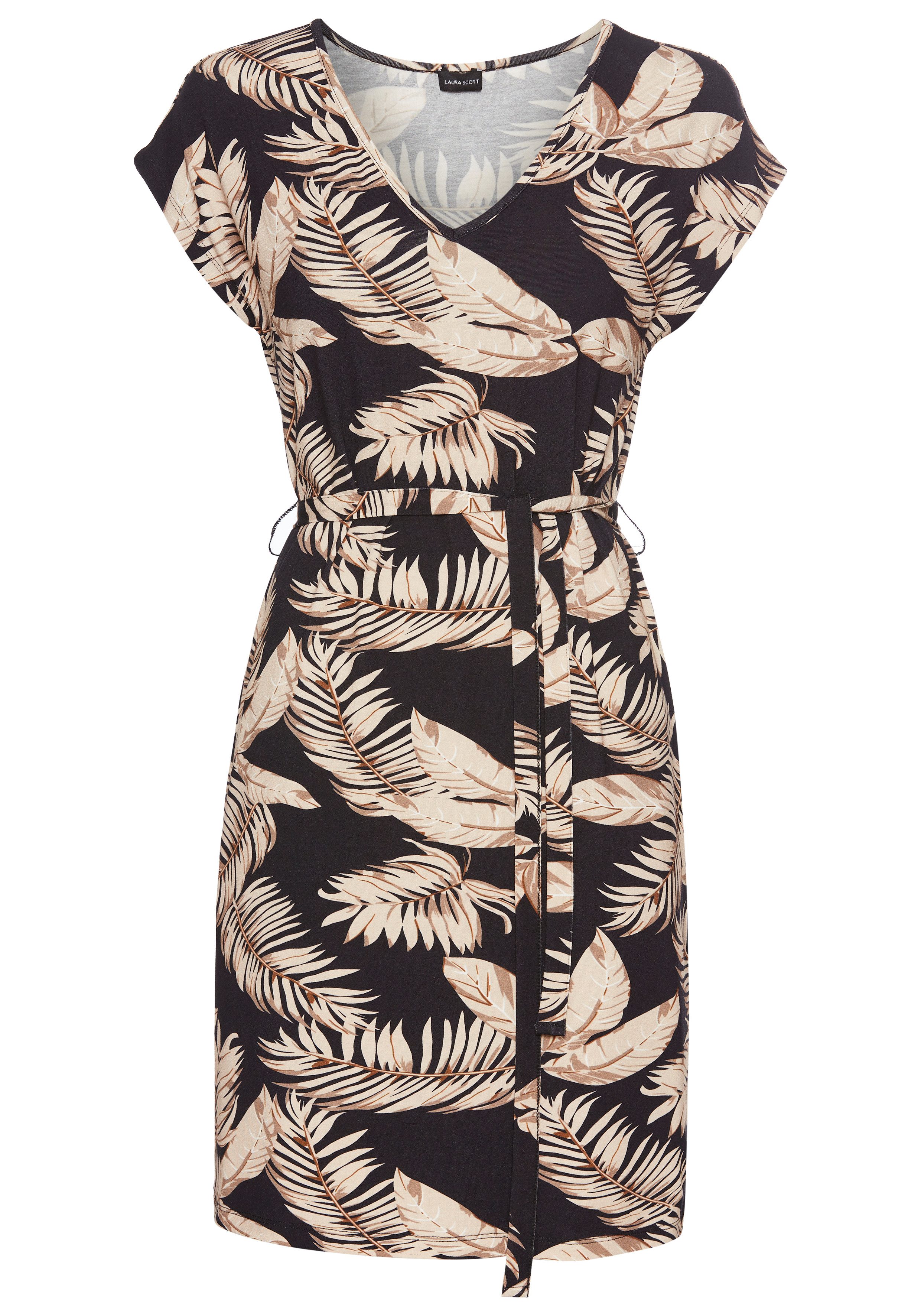 Laura Scott Zomerjurk met zomerse alloverprint, incl. bindband - nieuwe collectie