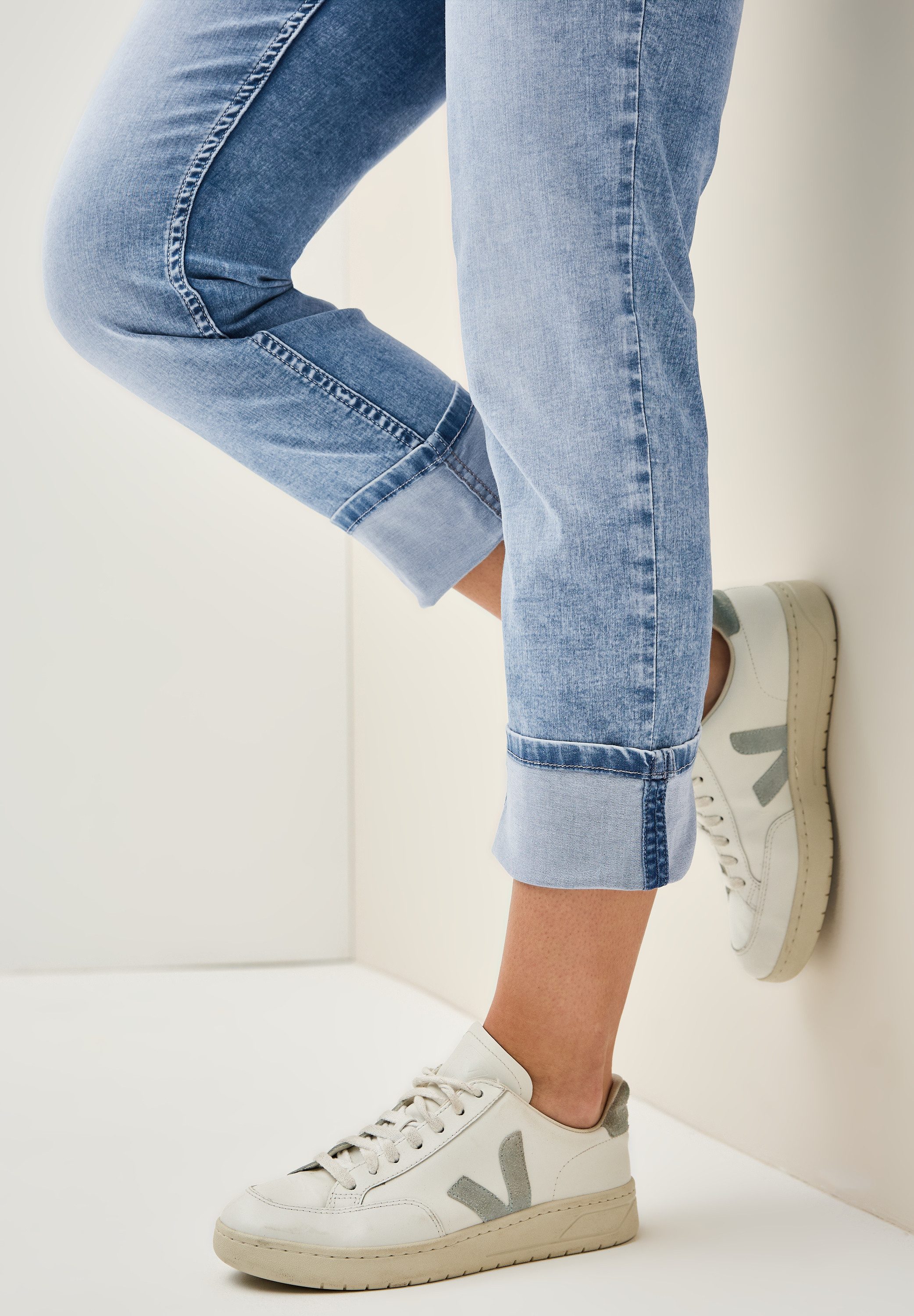 Cecil 5-pocket jeans Stijl Scarlett met turn-up detail