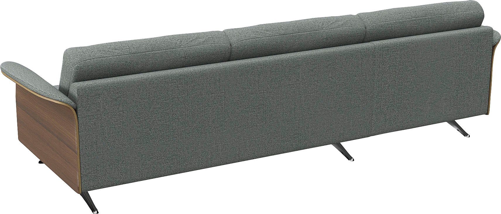 FLEXLUX Hoekbank Glow, super comfortabel door hoogwaardige zitconstructie met binnenvering, L-vorm