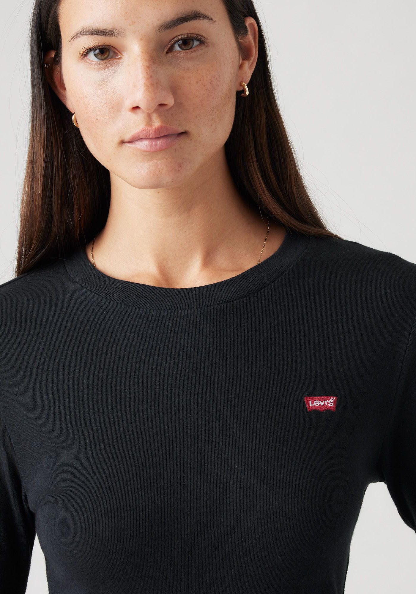 Levi's Shirt met lange mouwen ESSENTIAL HM LS TEE