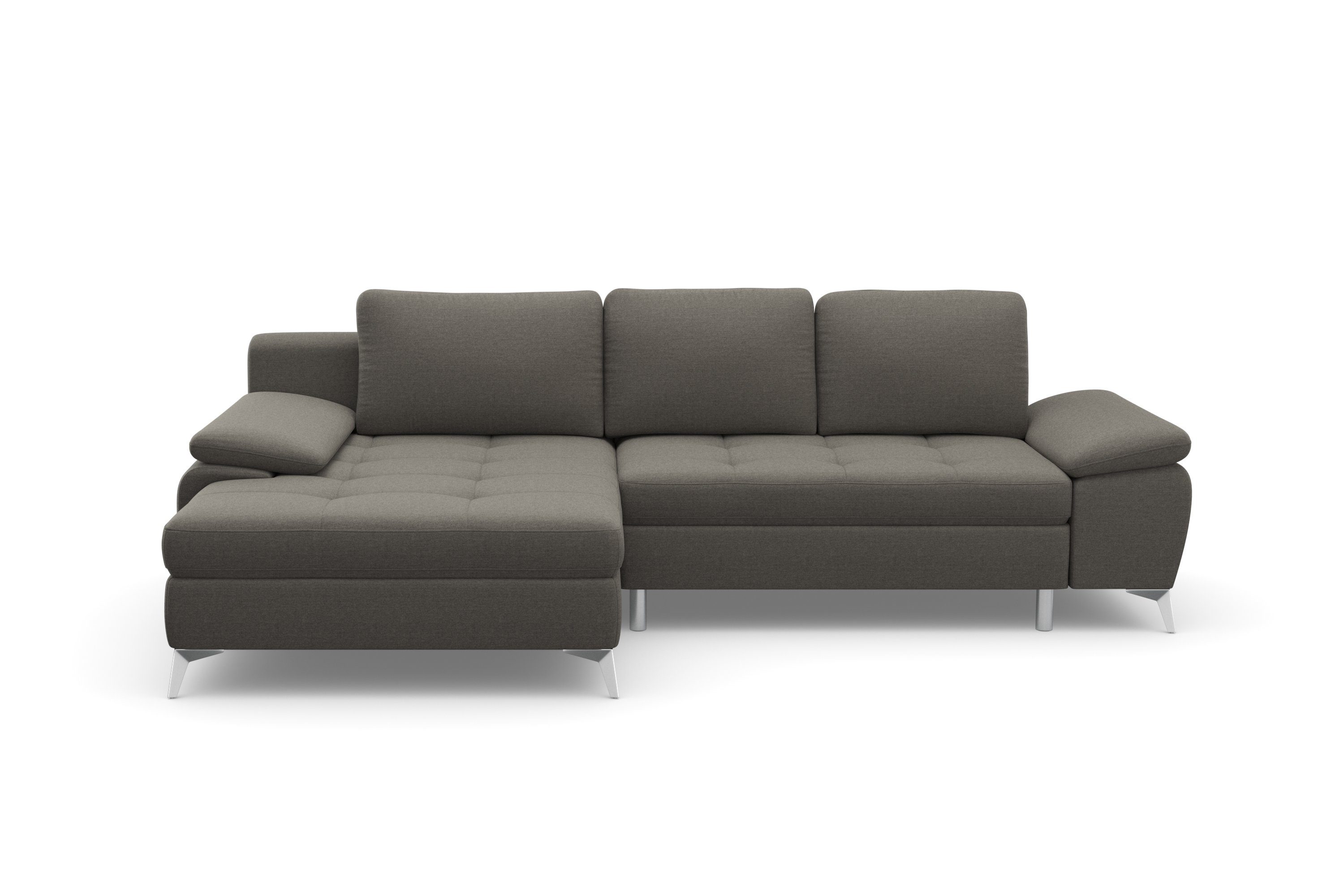 sit&more Hoekbank Latigo L-vorm met récamier, naar keuze met slaapfunctie en bedkist