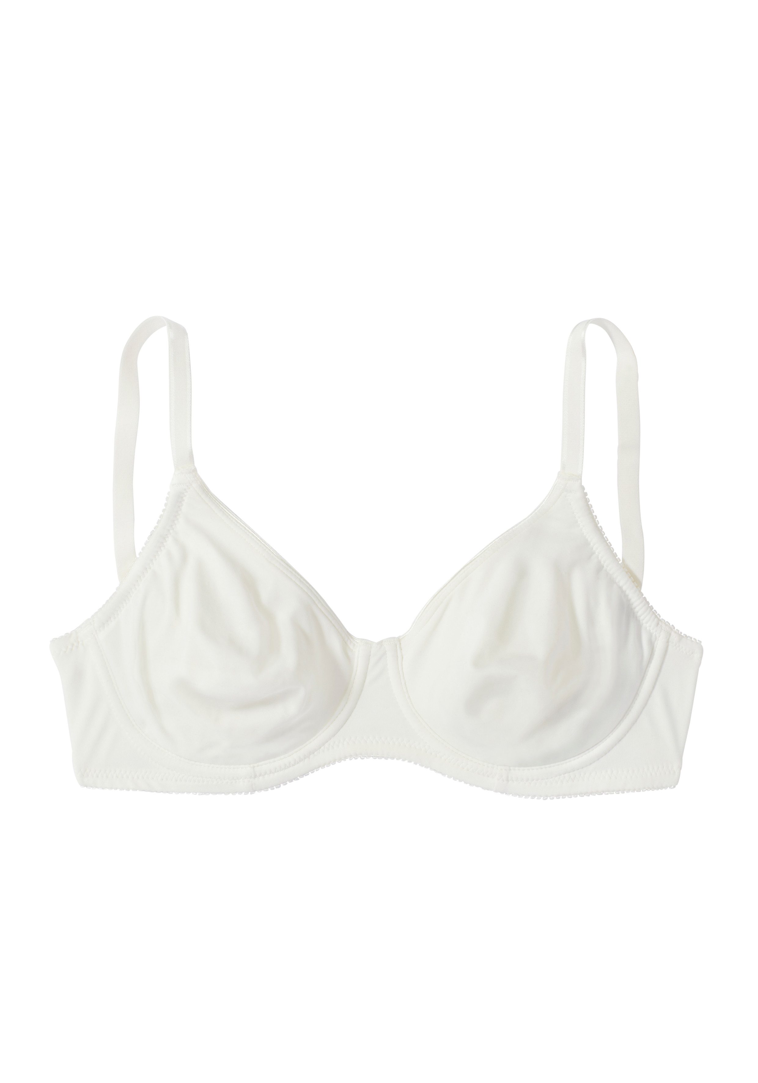 Lascana T-shirt-bh Perfect basic met beugel, zonder cups, basic dessous