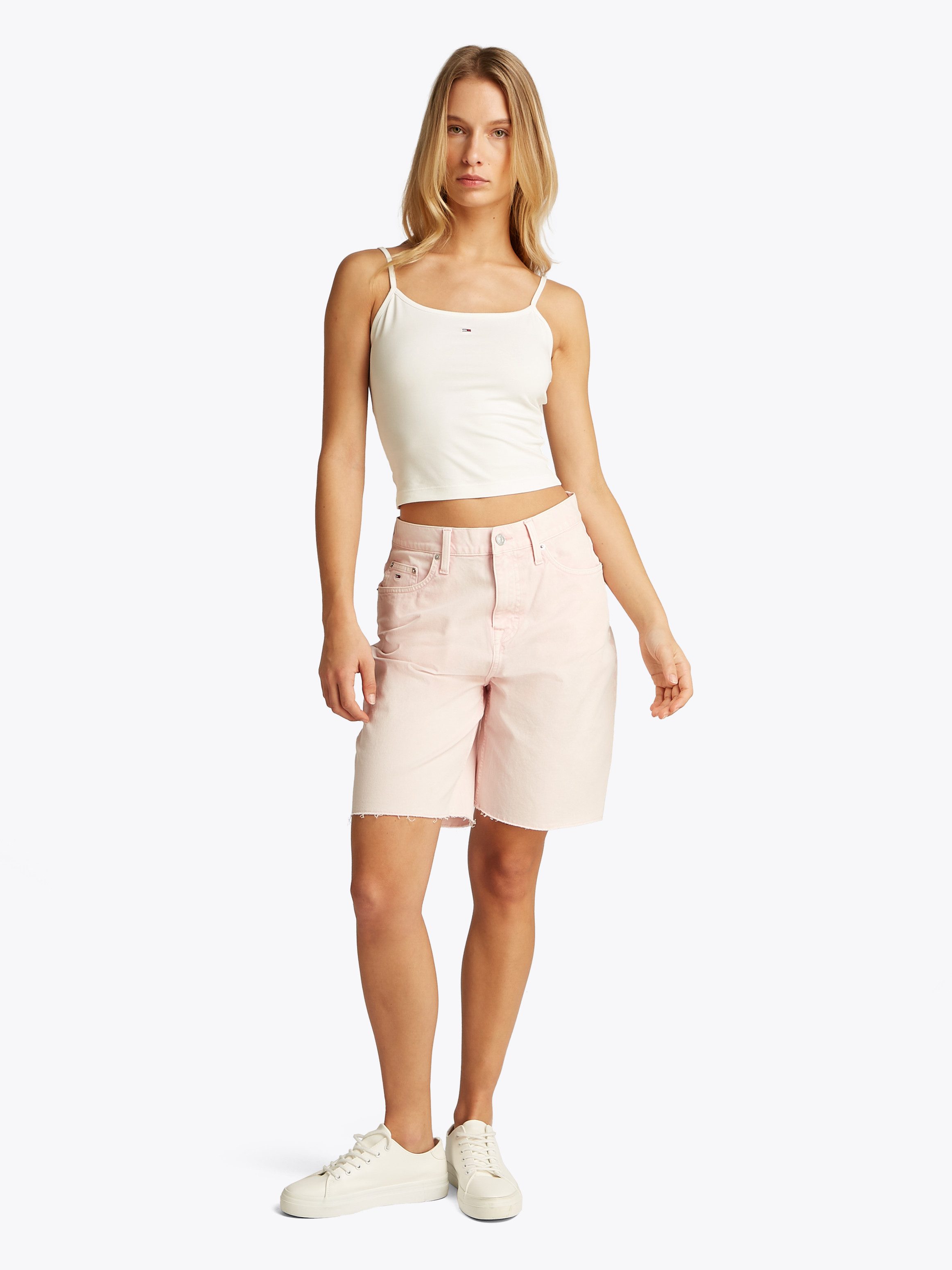 TOMMY JEANS Top met spaghettibandjes TJW 2PACK ESSENTIAL STRAP TOP (set, 2 stuks)