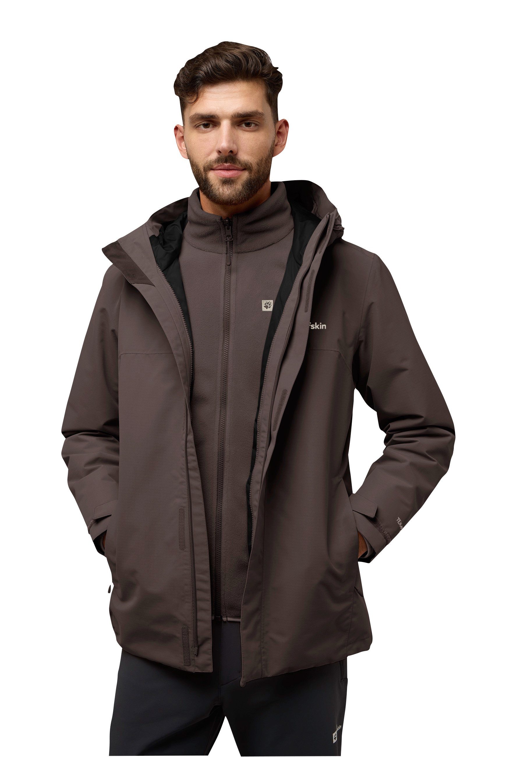 Jack Wolfskin Functioneel 3-in-1-jack ALTENBERG 3IN1 3in1, waterafstotend, overgangsjas