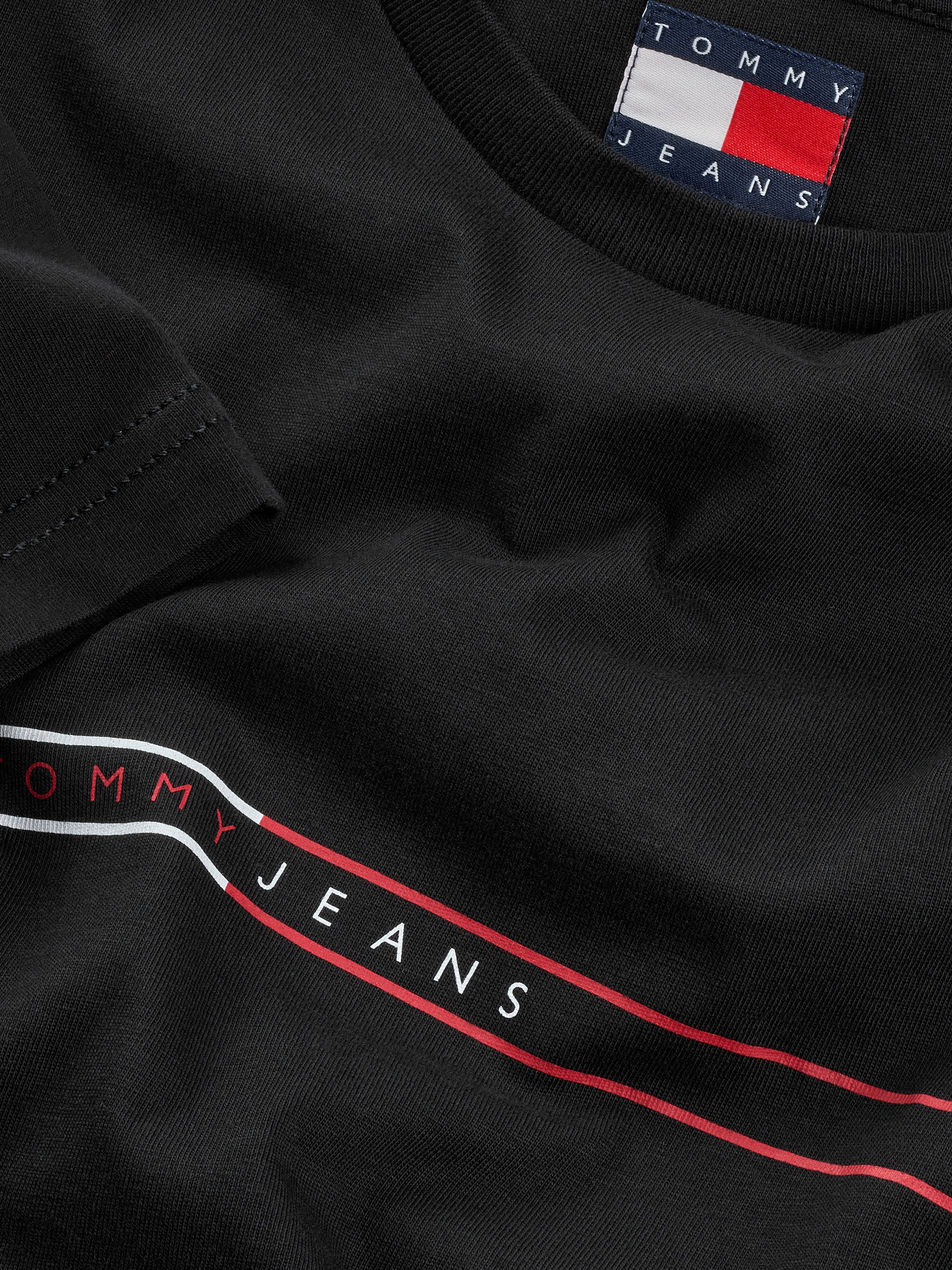 TOMMY JEANS Shirt met korte mouwen TJM SLIM ENTRY GRAPHIC TEE EXT