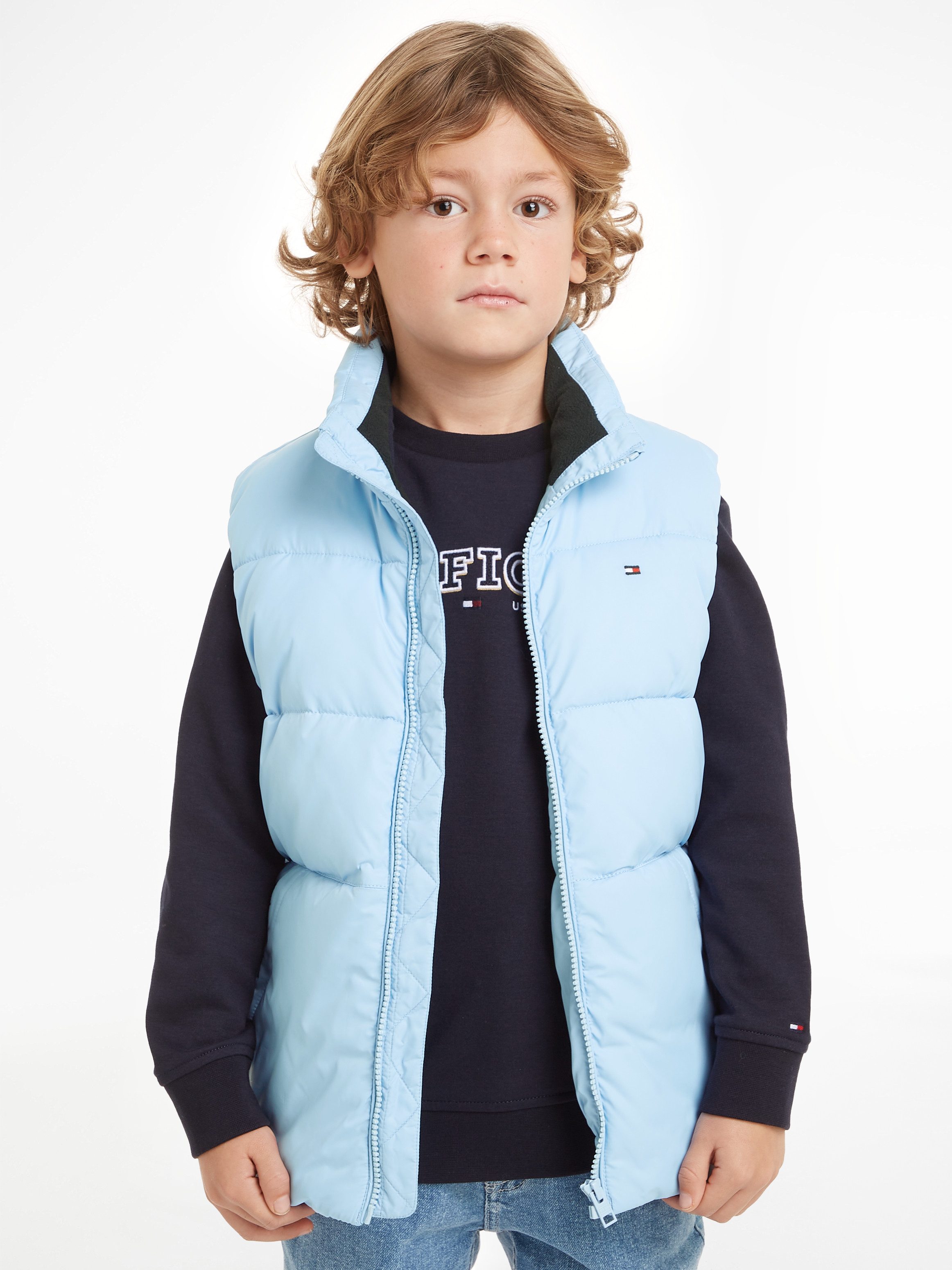 Tommy Hilfiger Bodywarmer ESSENTIAL PADDED VEST Kinderen tot 16 jaar met logostiksel