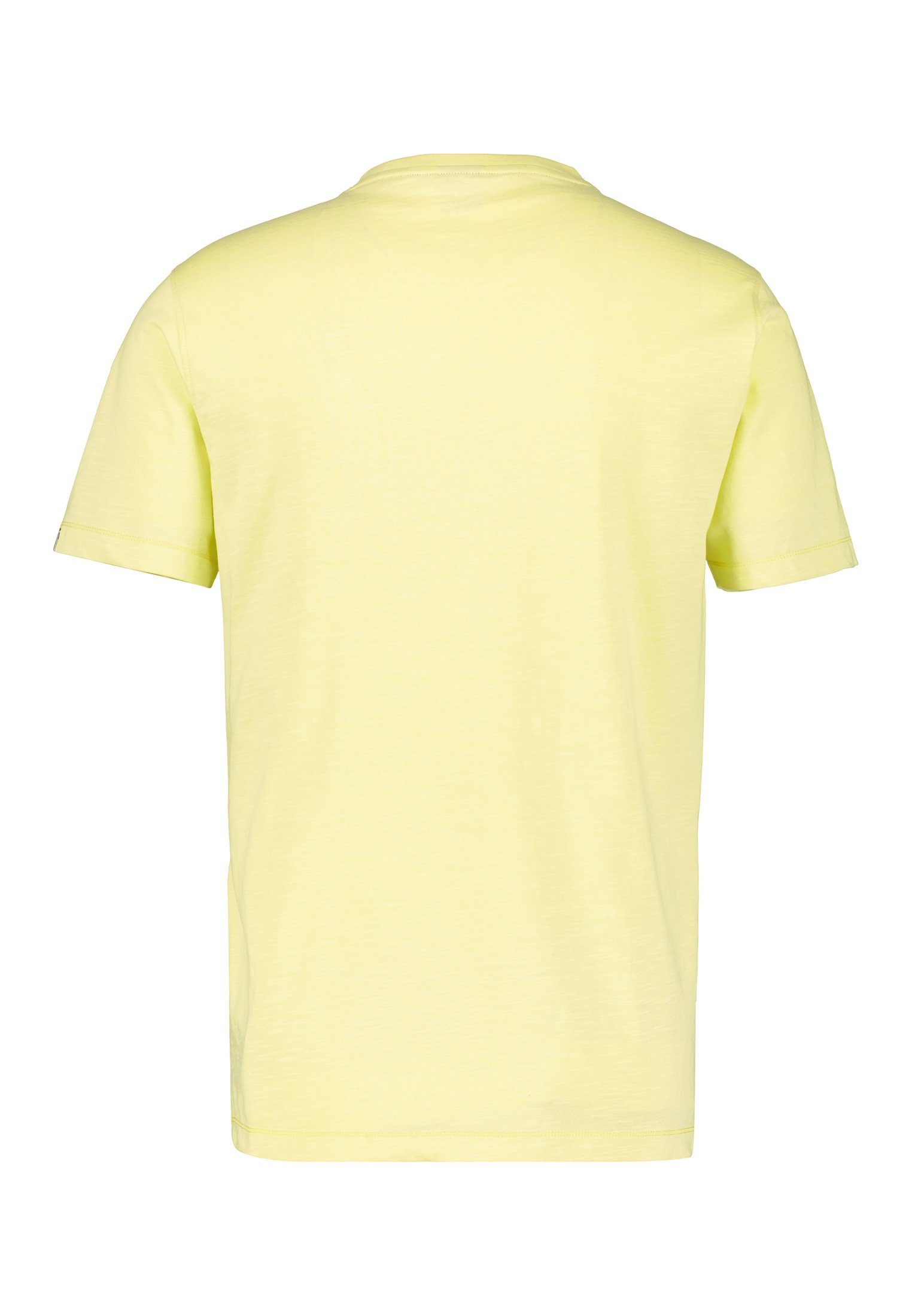 Lerros T-shirt LERROS V-hals T-shirt met borstprint
