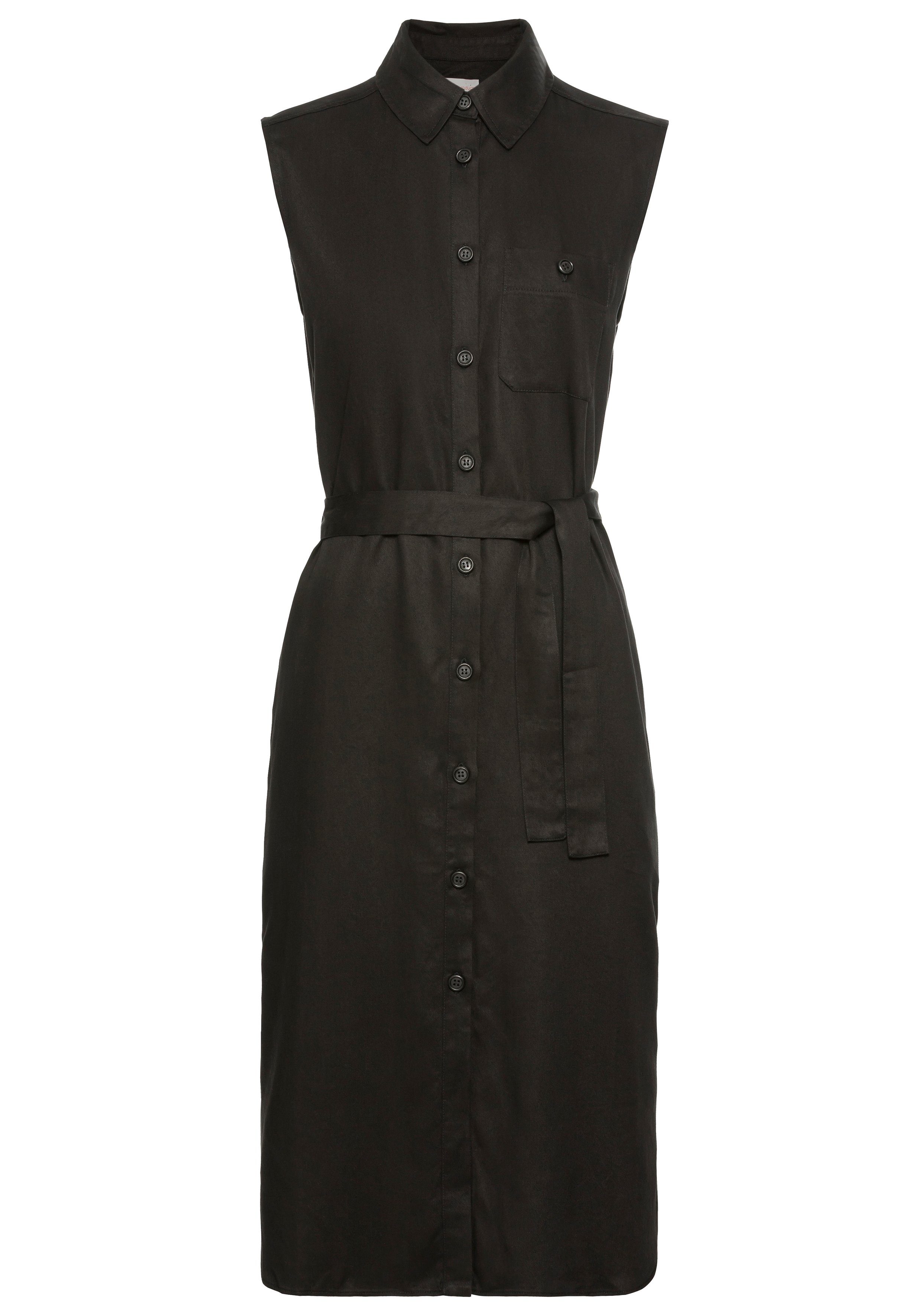 OTTO products Blousejurk Circular Collection midi-lengte mouwloos van lyocell (tencel™) met bindceintuur