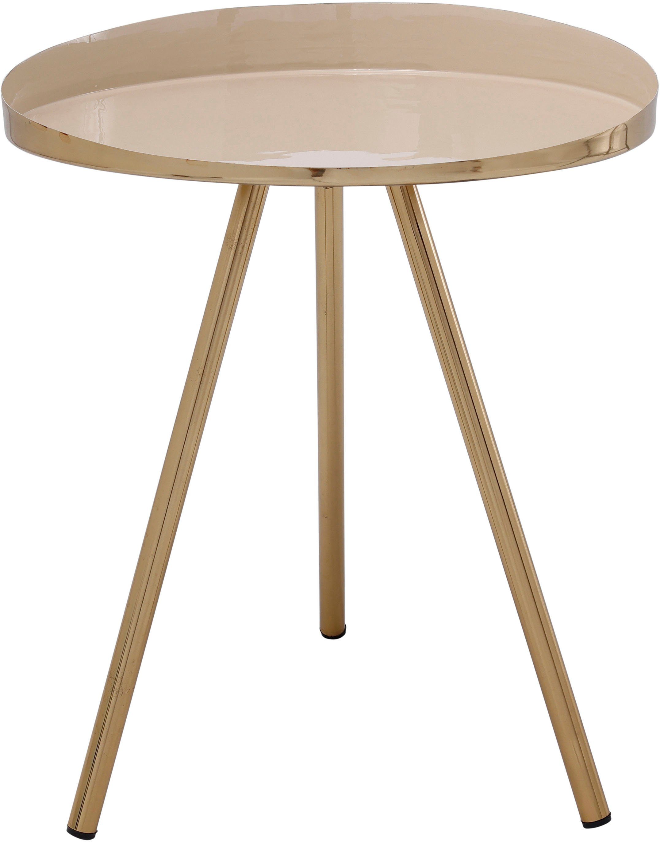 Kayoom Bijzettafel Morrison, ronde bijzettafel, elegante uitstraling (1 stuk)