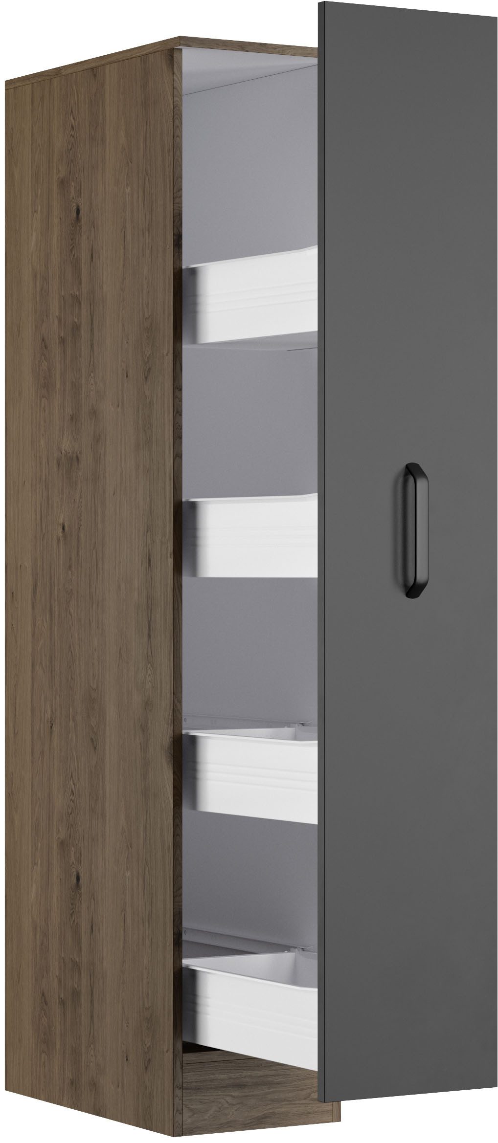 wiho Küchen Apothekerskast Elba, breedte/hoogte: 30/165 cm