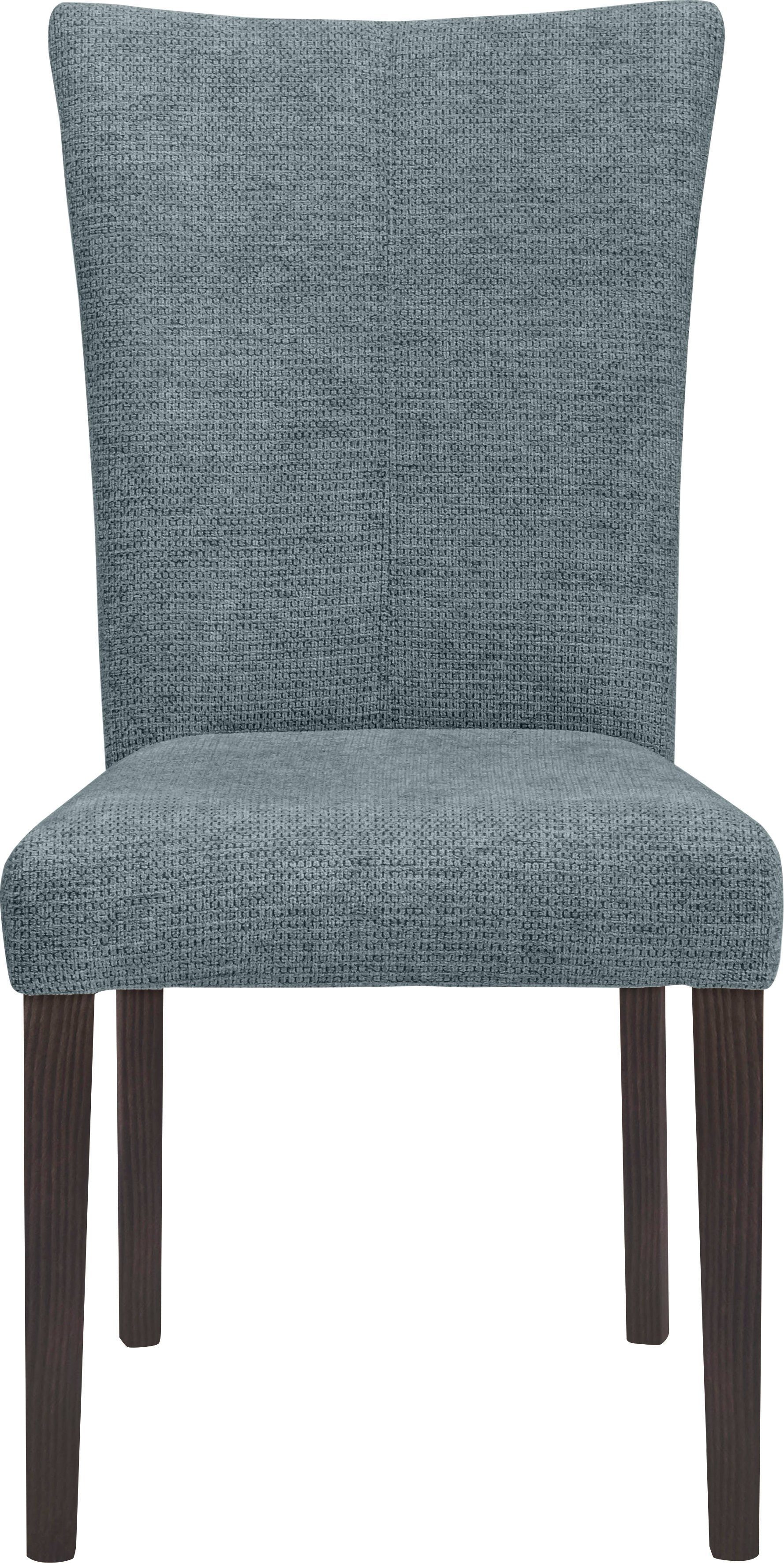 Home affaire Stoel met 4 poten Aspen Poten van massief beuken, wengékleurig gelakt (set, 2 stuks)