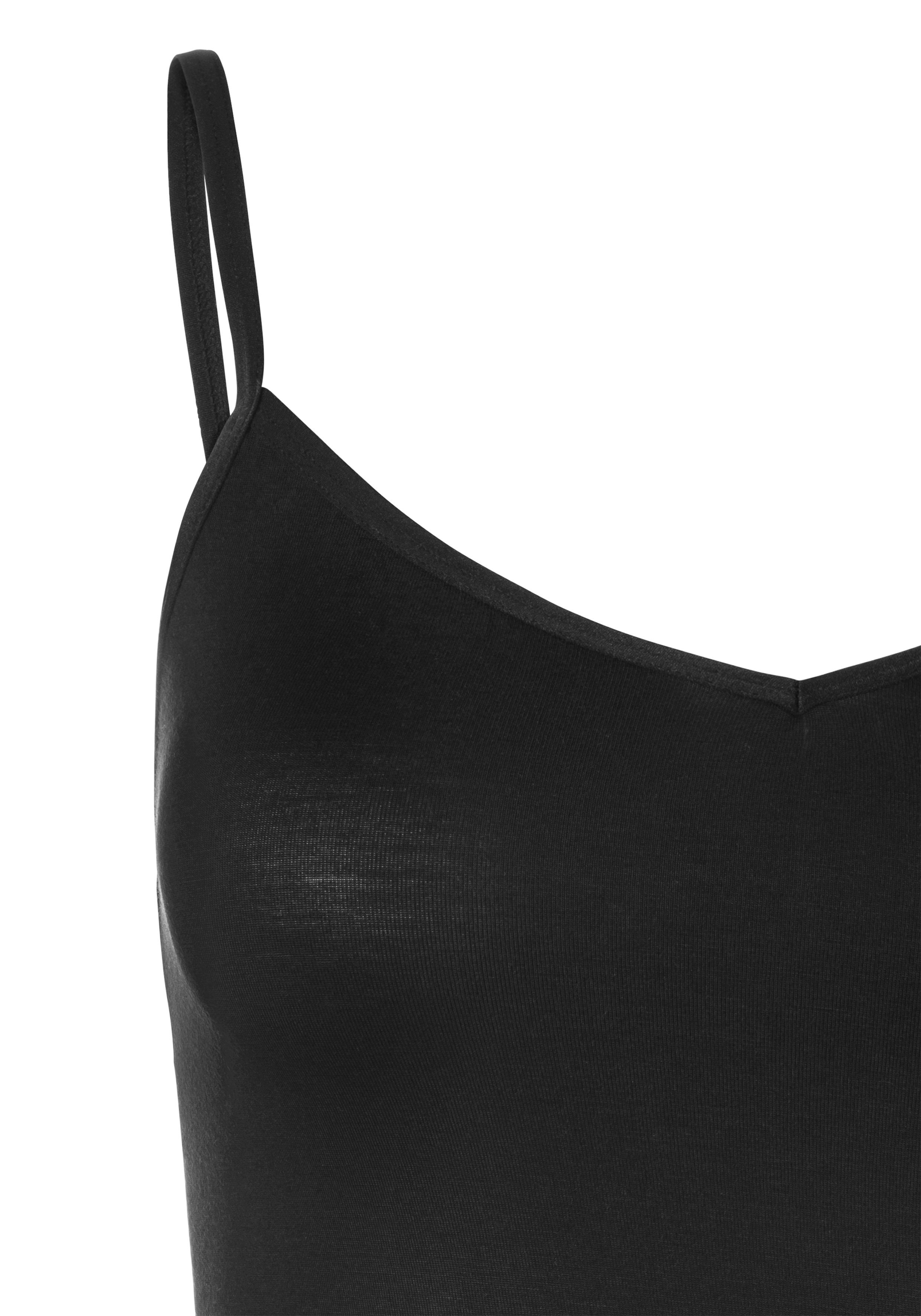 Lascana Hemd Spaghettibandjes-top, onderhemd (2 stuks, Set van 2)