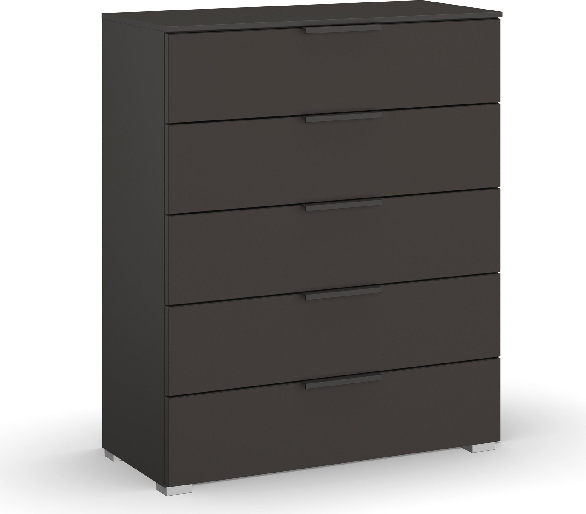 rauch Ladekast Skat Meridian kast linnenkast met 5 laden in een elegant ontwerp commodes & ladekasten zwart