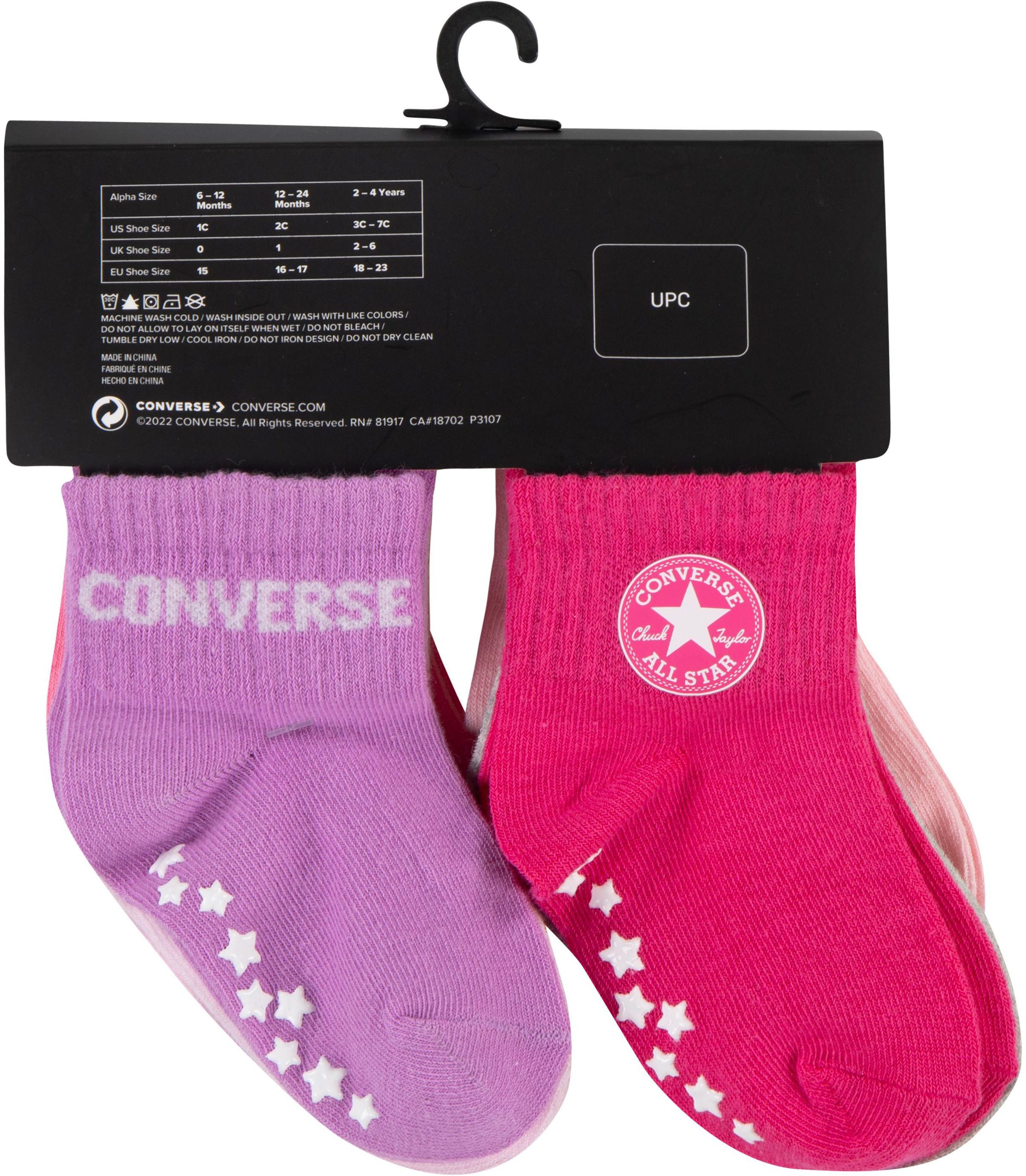 Converse ABS-sokken CHN CORE 6PK GRIP INF TOD SCKS (6 paar)