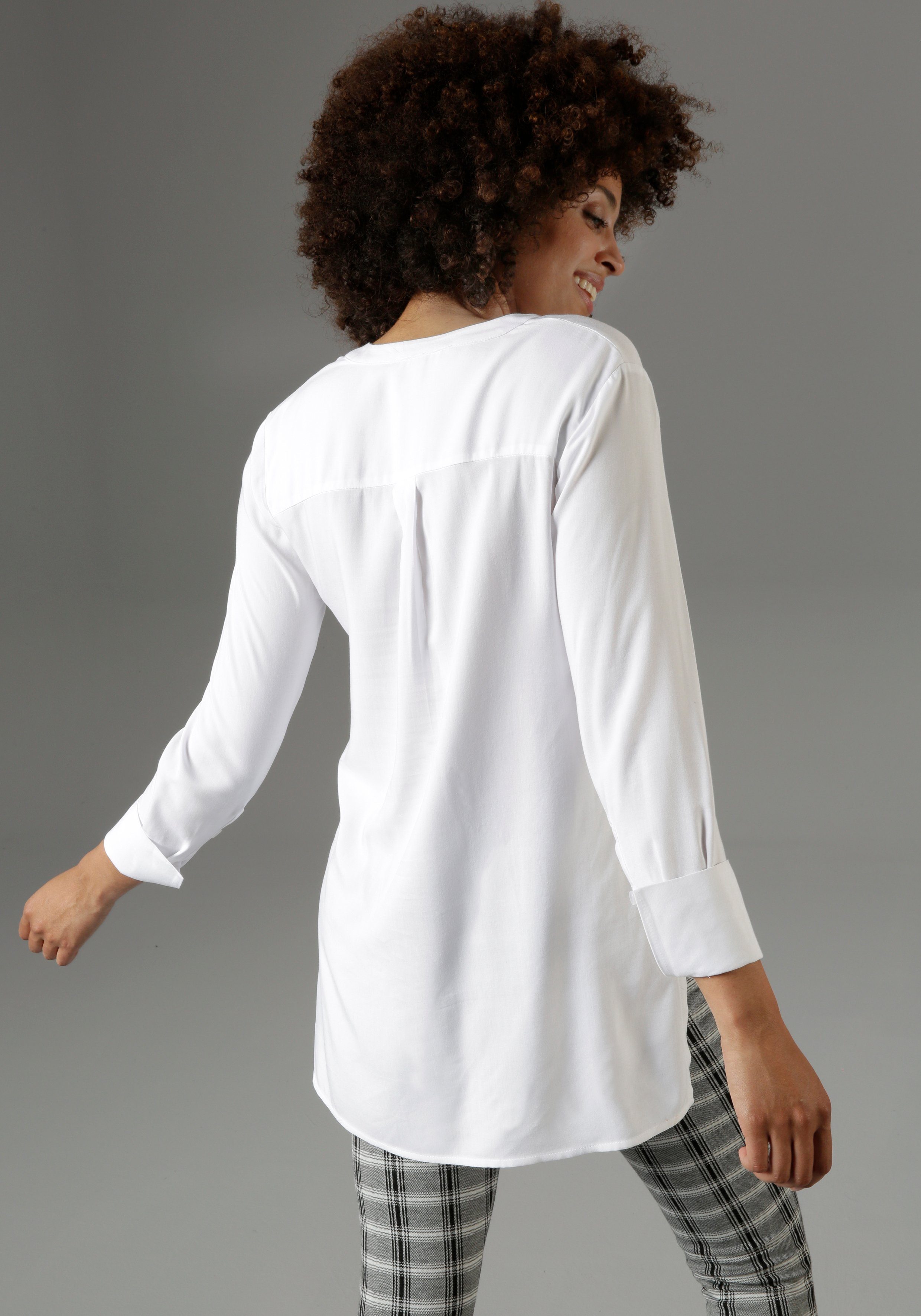 Aniston SELECTED Lange blouse met extra-lange manchetten
