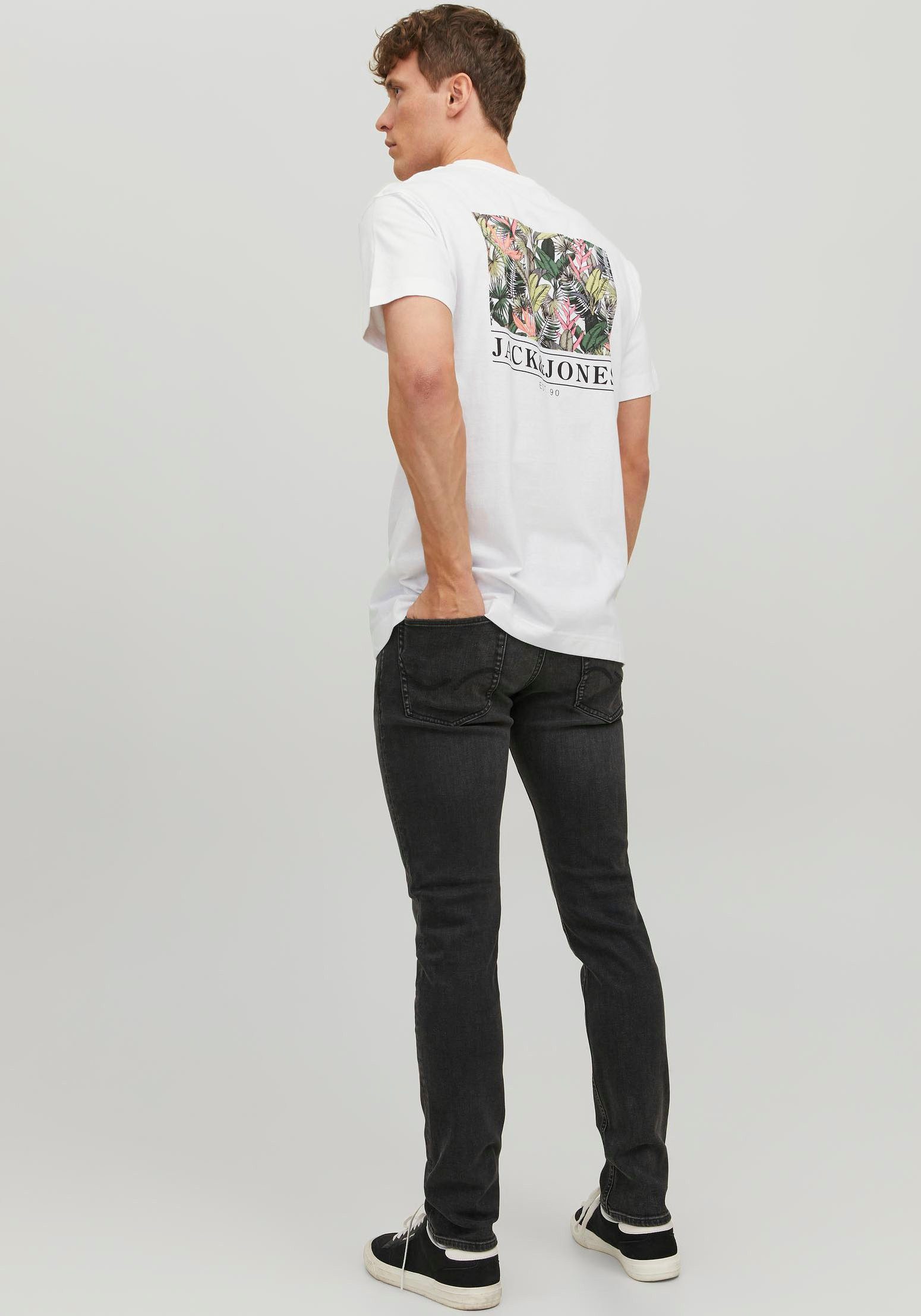 Jack & Jones Slim fit jeans JJIGLENN – Jeans met stretch en figuuraccentuerende silhouet