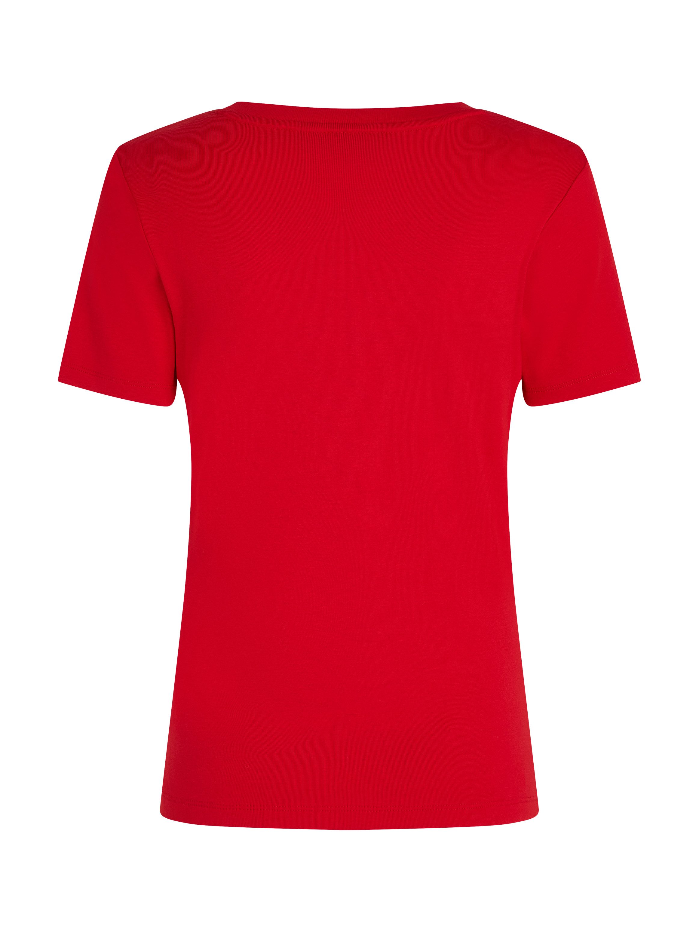 Tommy Hilfiger T-shirt SLIM CODY V-NK SS met geborduurd logo