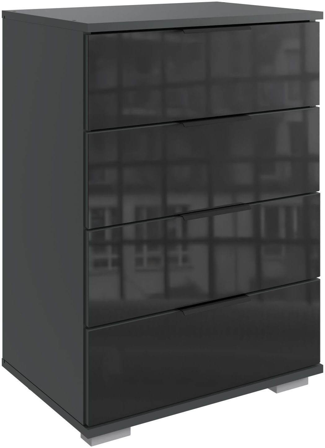Wimex Nachtkastje Easy nachtkastjes maat 52x38x74 cm rood