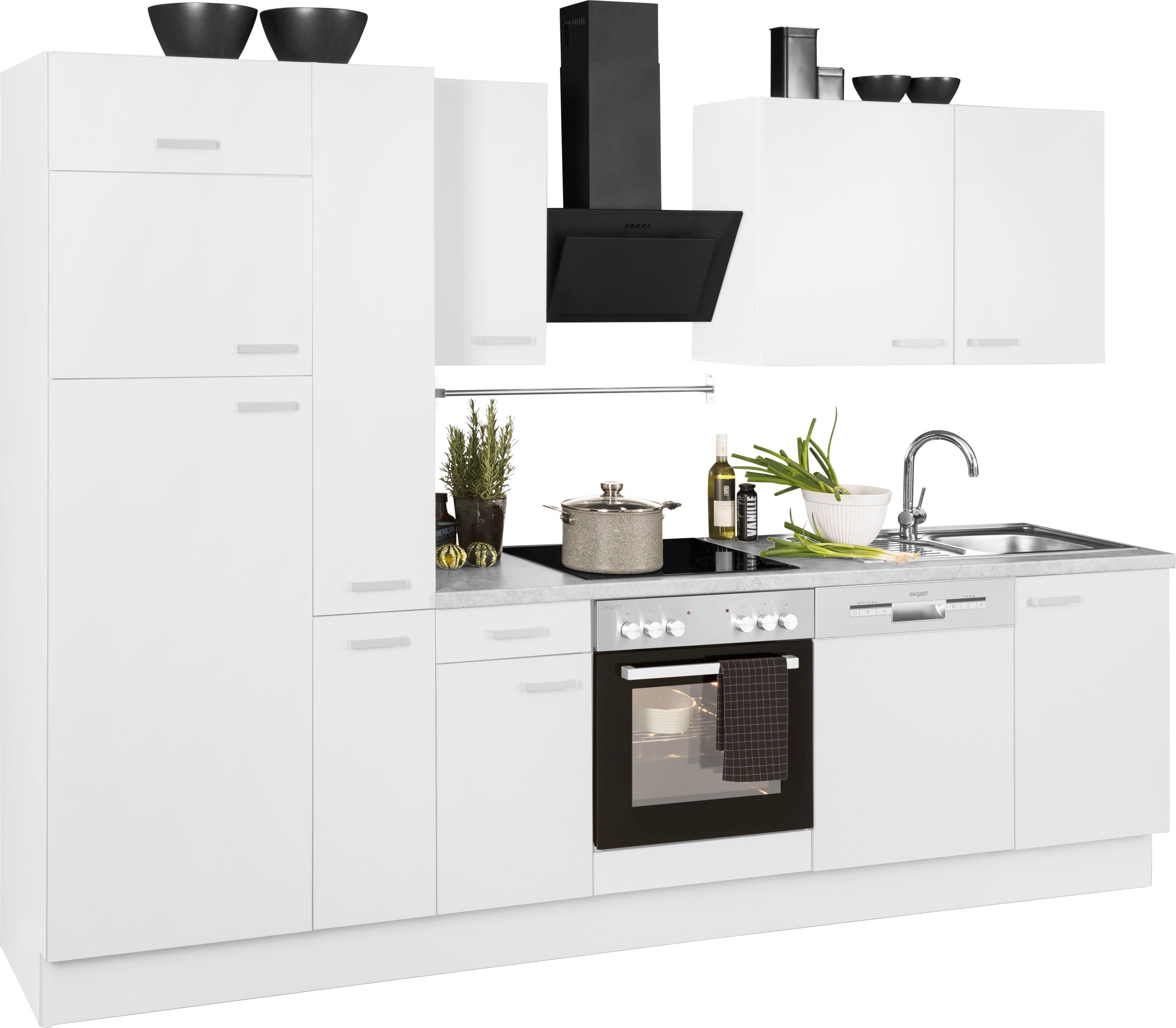 OPTIFIT Keukenblok Parma zonder elektrische apparaten, breedte 300 cm