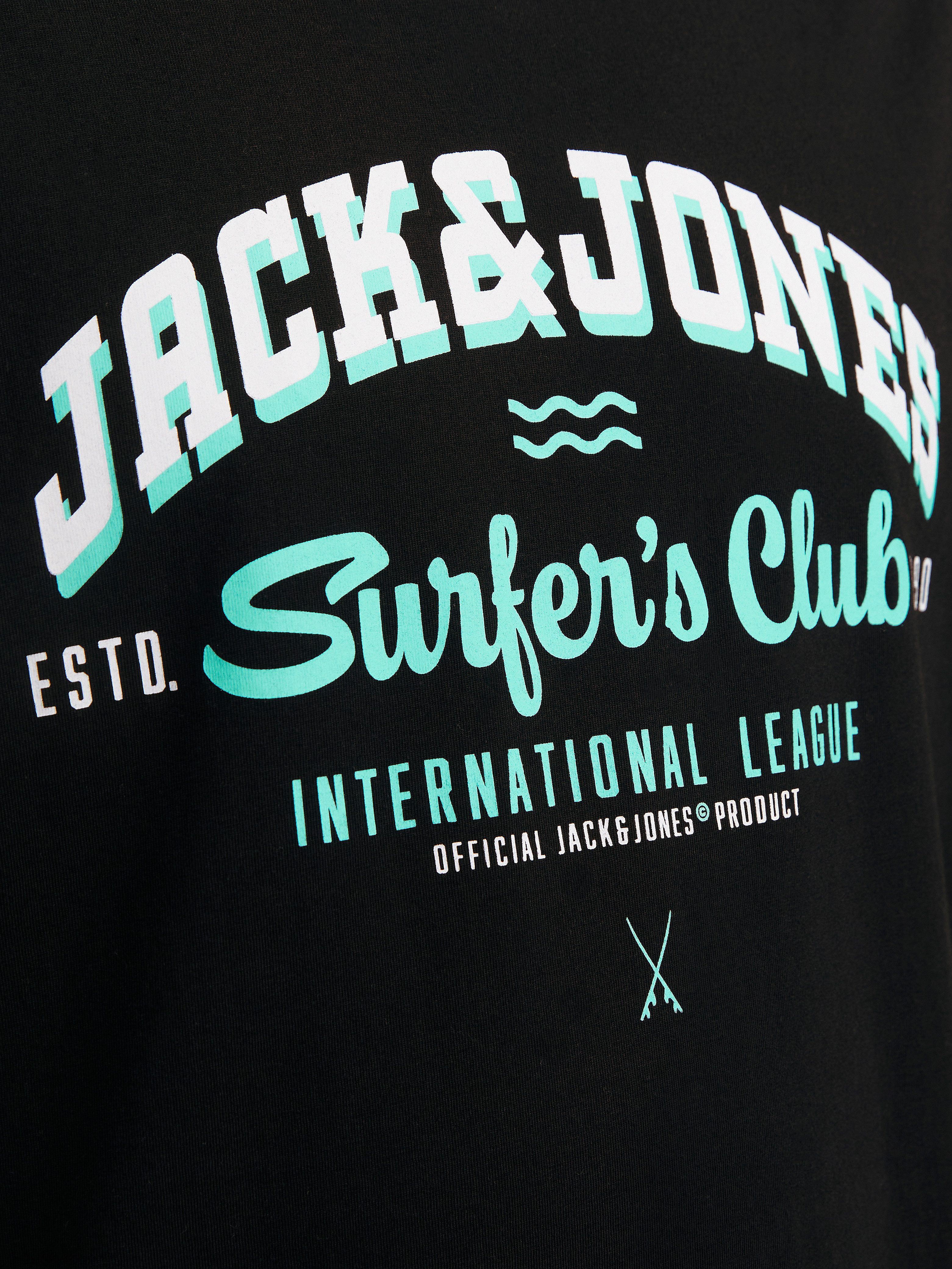 Jack & Jones Shirt met ronde hals JJELOGO TEE SS O-NECK 2 COL SS25 SN
