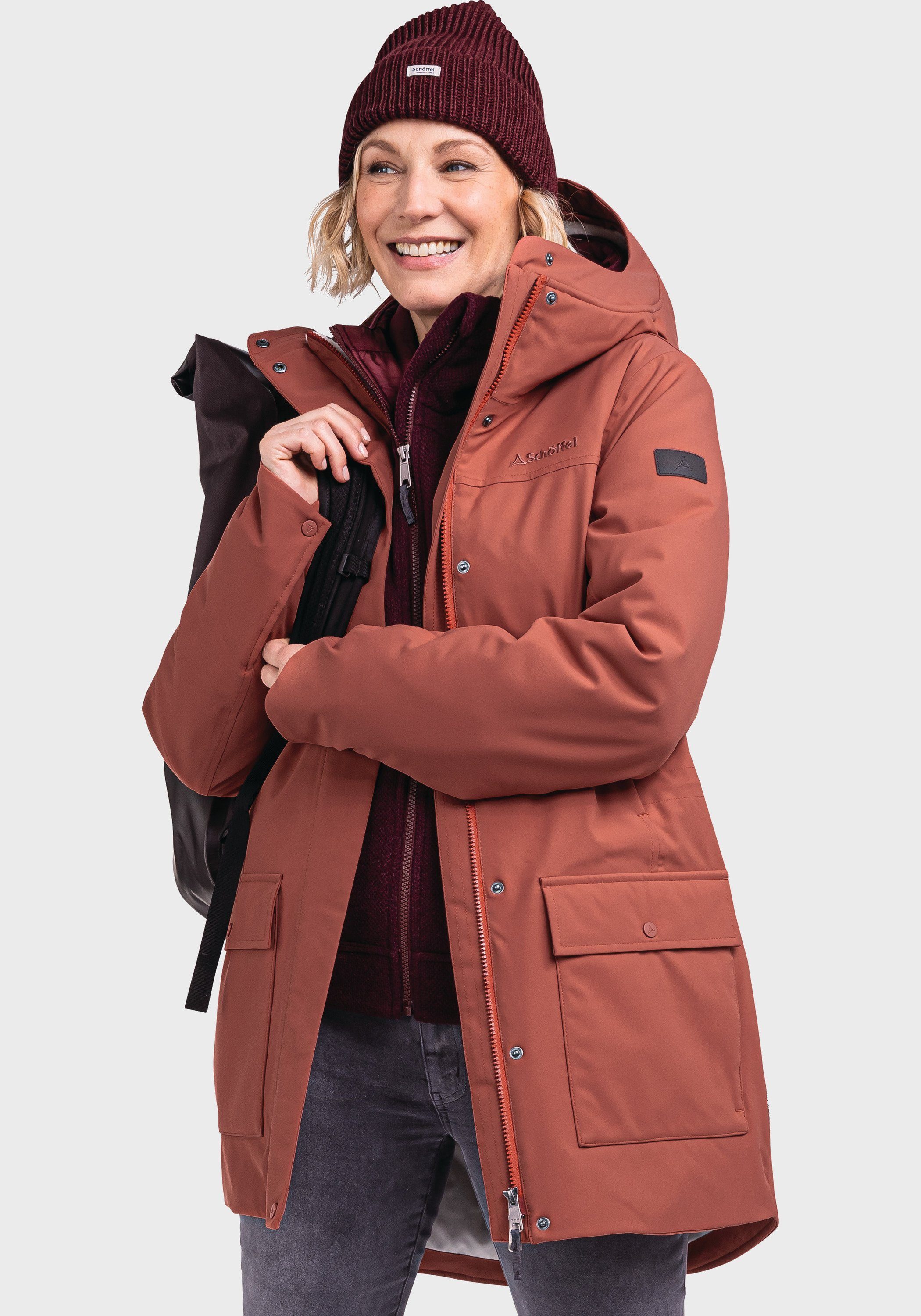 Schöffel Lang jack Ins. Parka Rotterdam L
