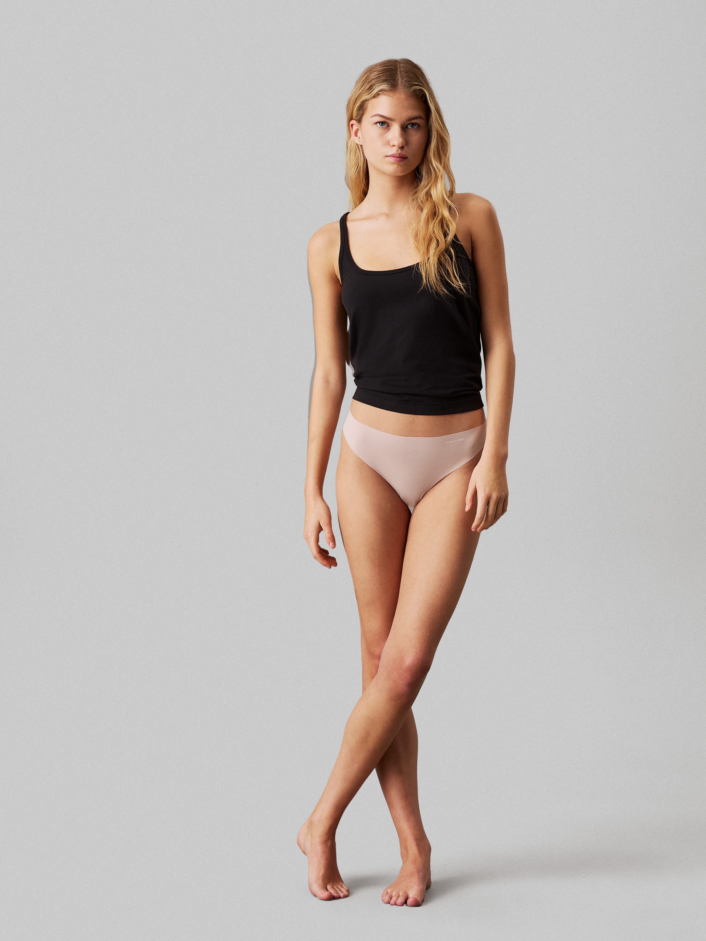 Calvin Klein Tanga THONG 3PK met logo-opschrift (Set van 3)