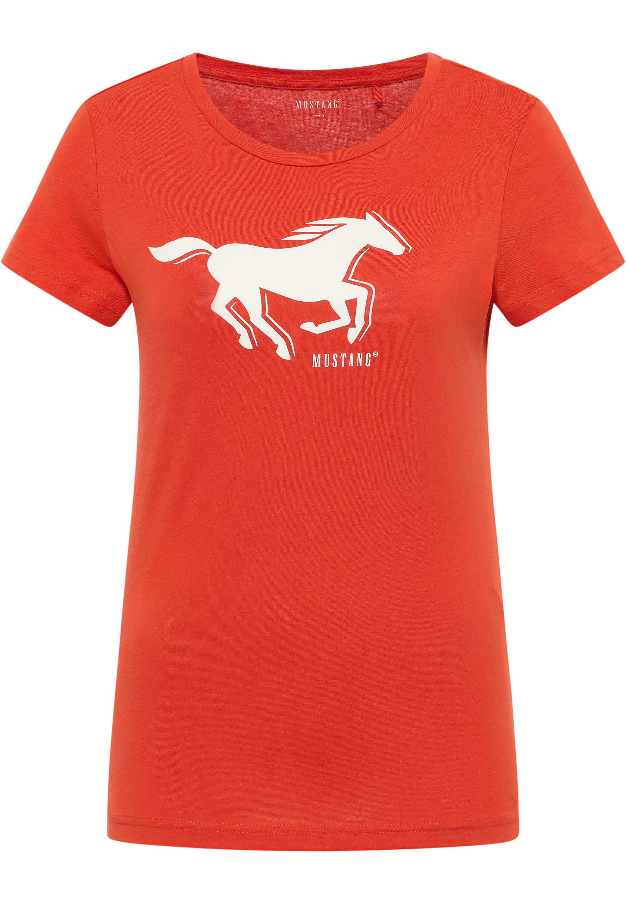 MUSTANG Shirt met korte mouwen Dames stijl Loa