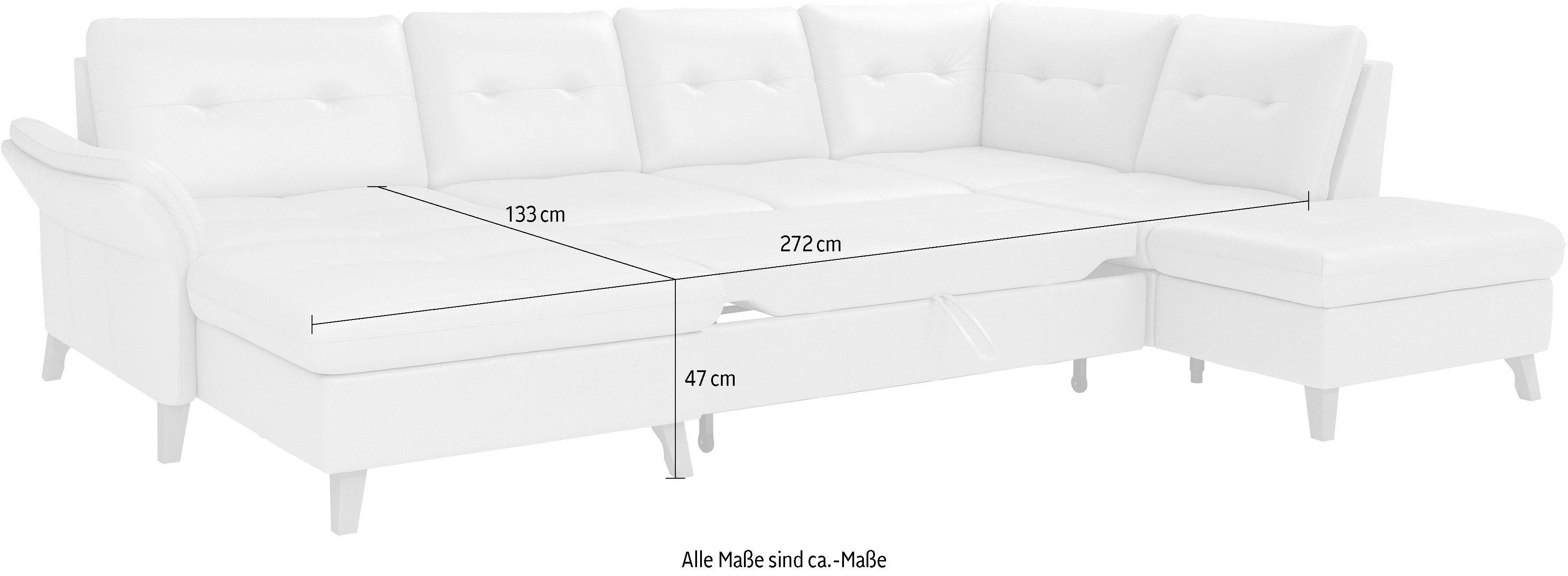 sit&more Zithoek Göteborg inclusief zitdiepteverstelling, optioneel met bedfunctie & bedlade