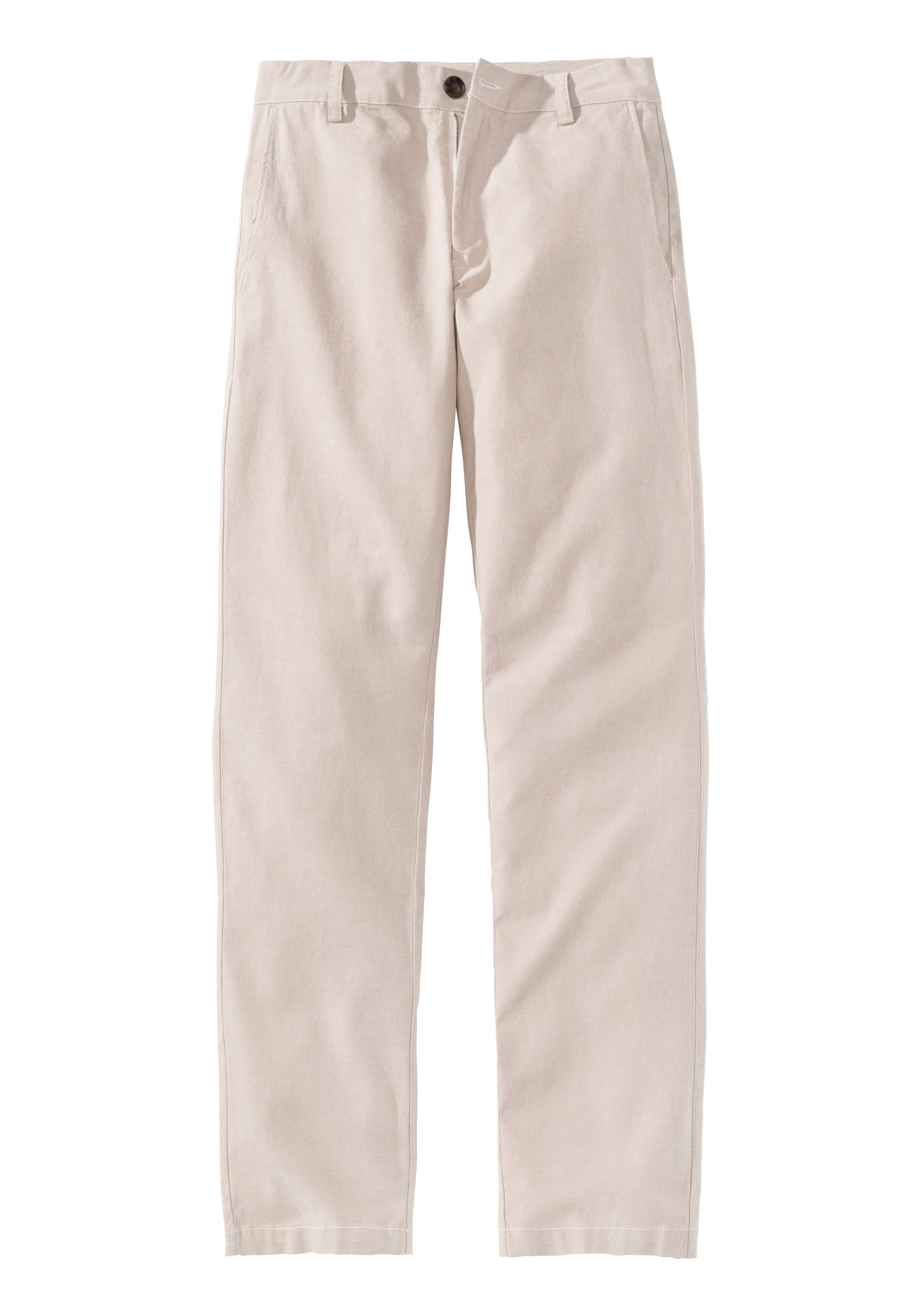 John Devin Chino Regular-fit lange Oxford broek