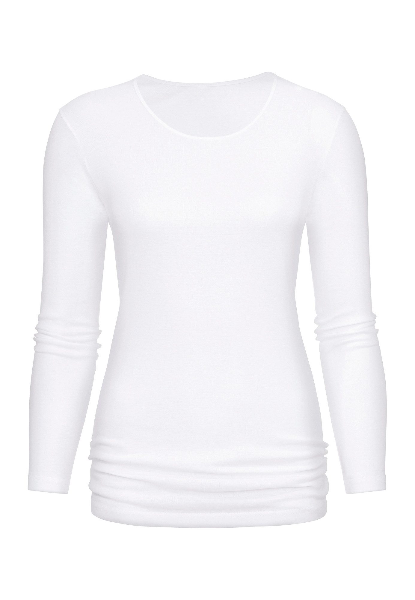 Mey Shirt met lange mouwen Noblesse Zonder opstaande zijnaad
