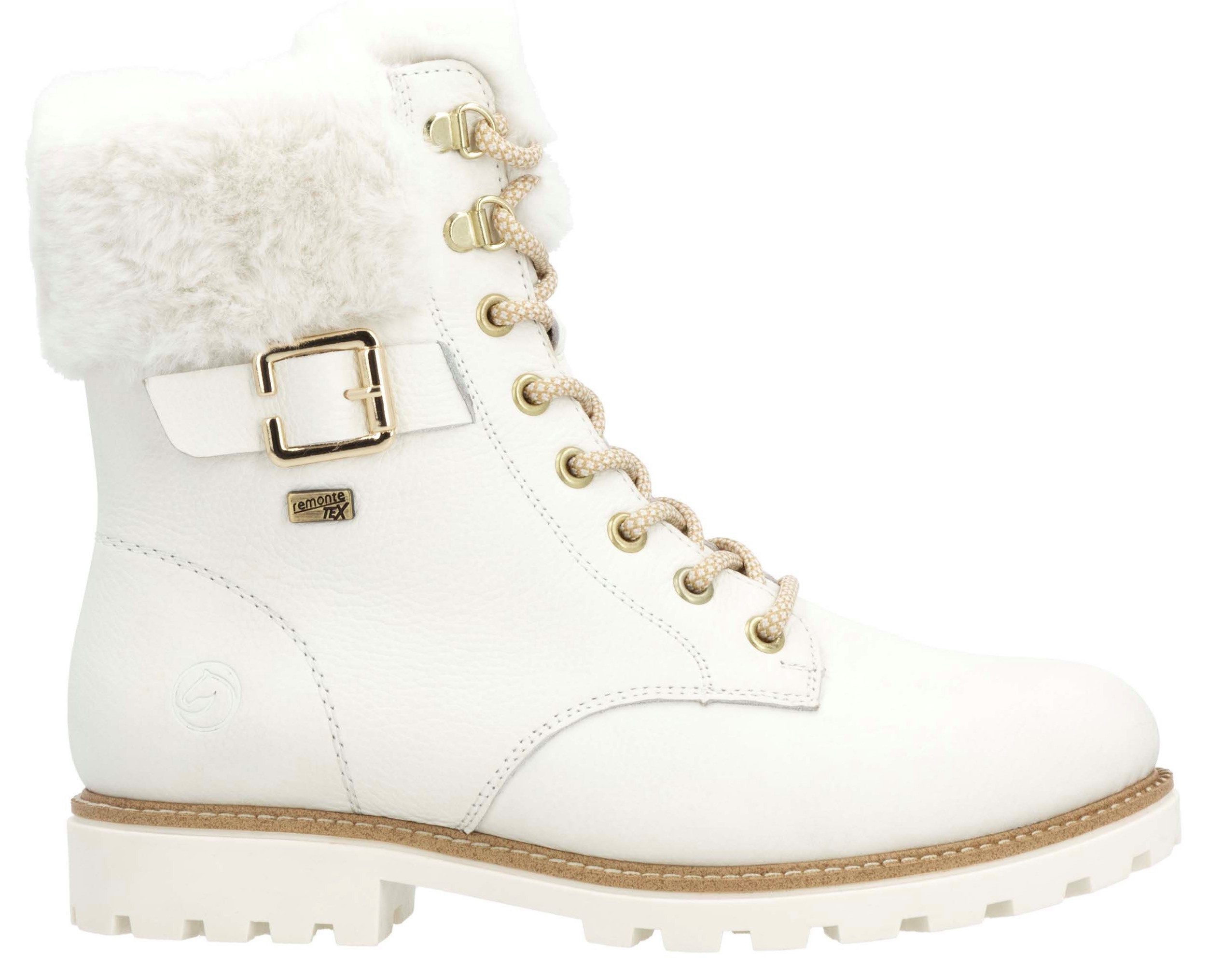 Remonte Winterlaarzen Elisabeth Hurley-Collection , veterschoenen, outdoorschoen, veterschoenen met decoratieve gesp