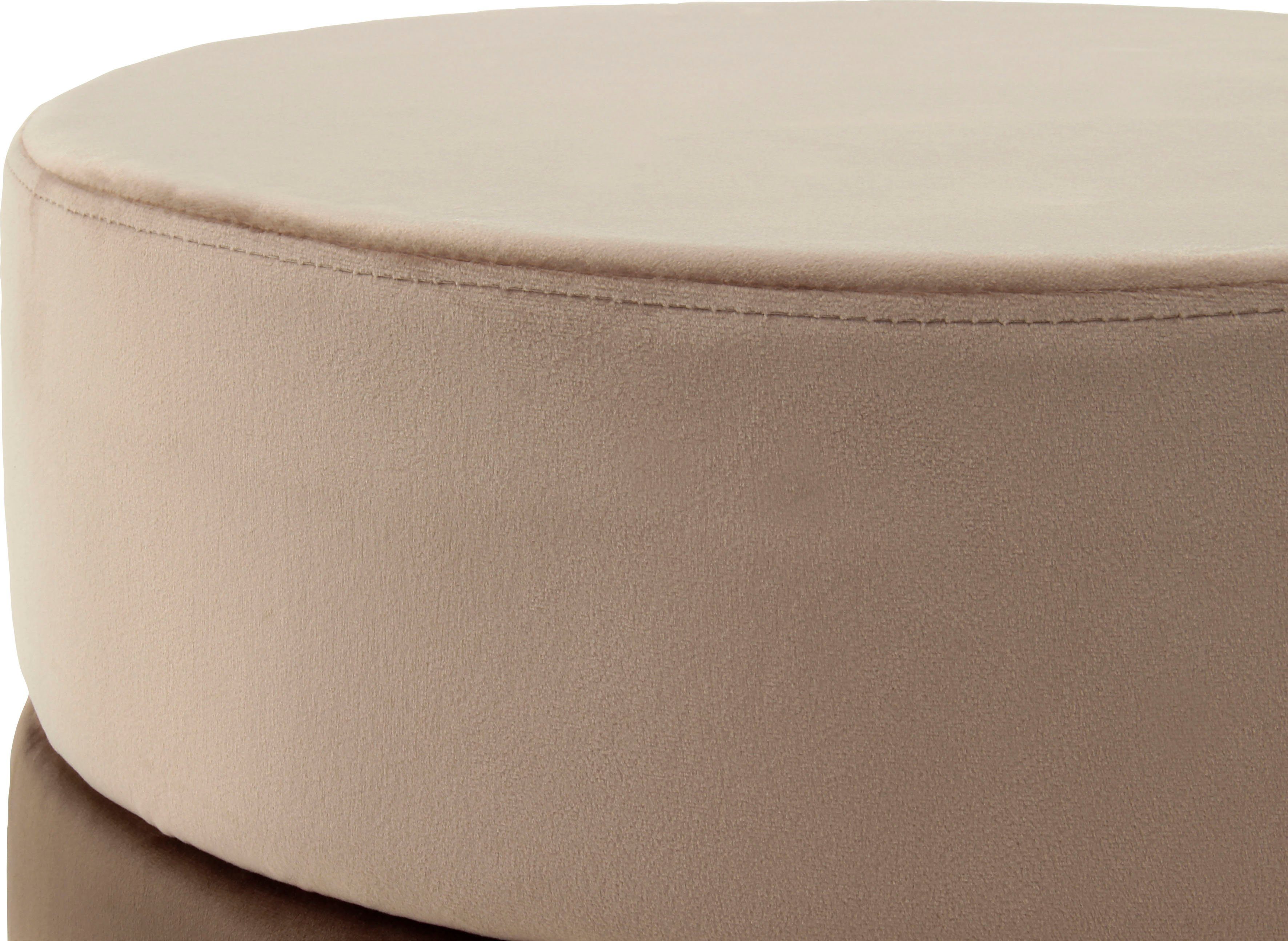 Kayoom Zithocker Kruk Matilda 125, comfortabele ronde vorm, gezellige designkruk (1 stuk)