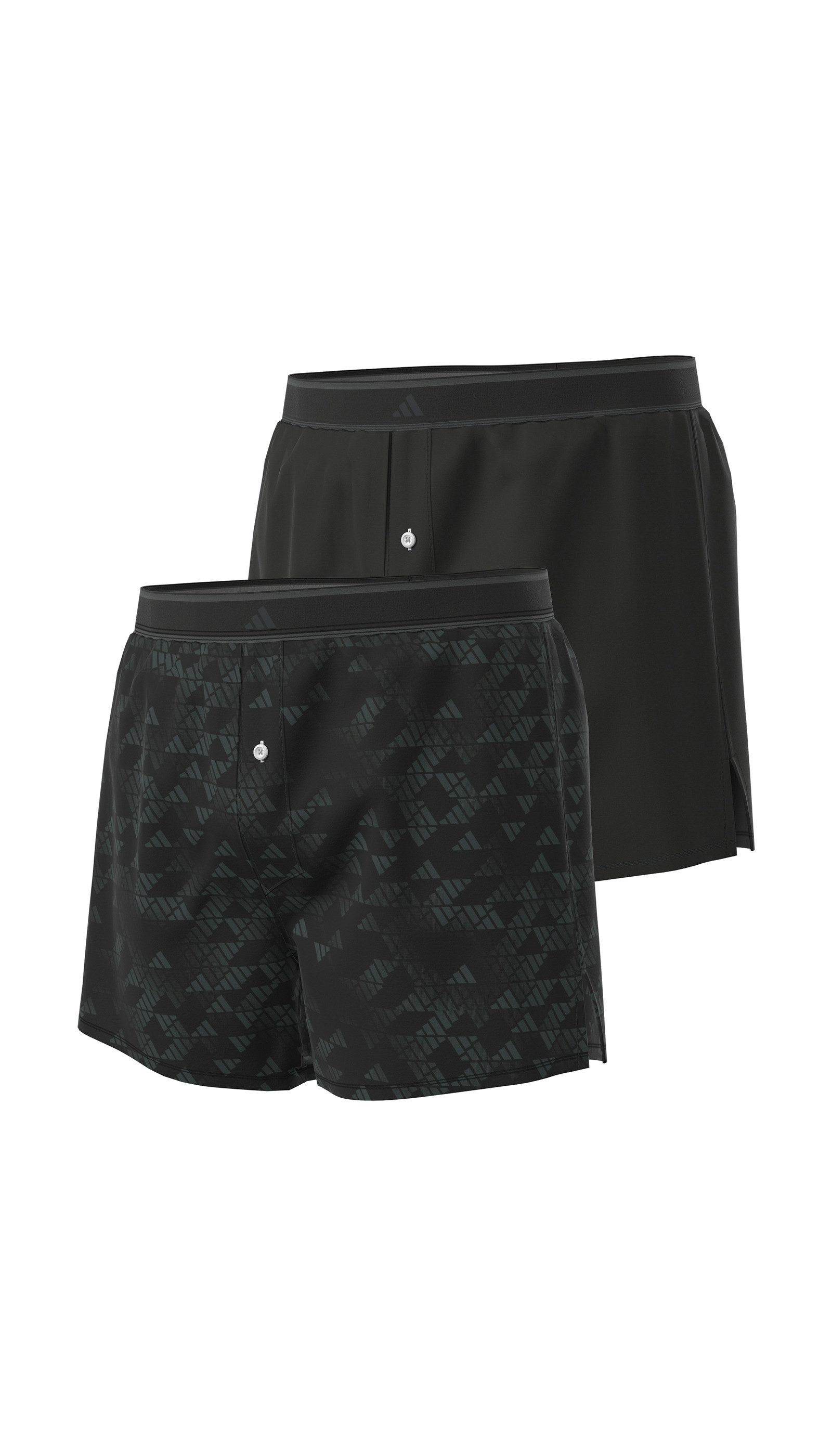 adidas Sportswear Geweven boxershort Active Woven Losse pasvorm, knoopsluiting (Set van 2)
