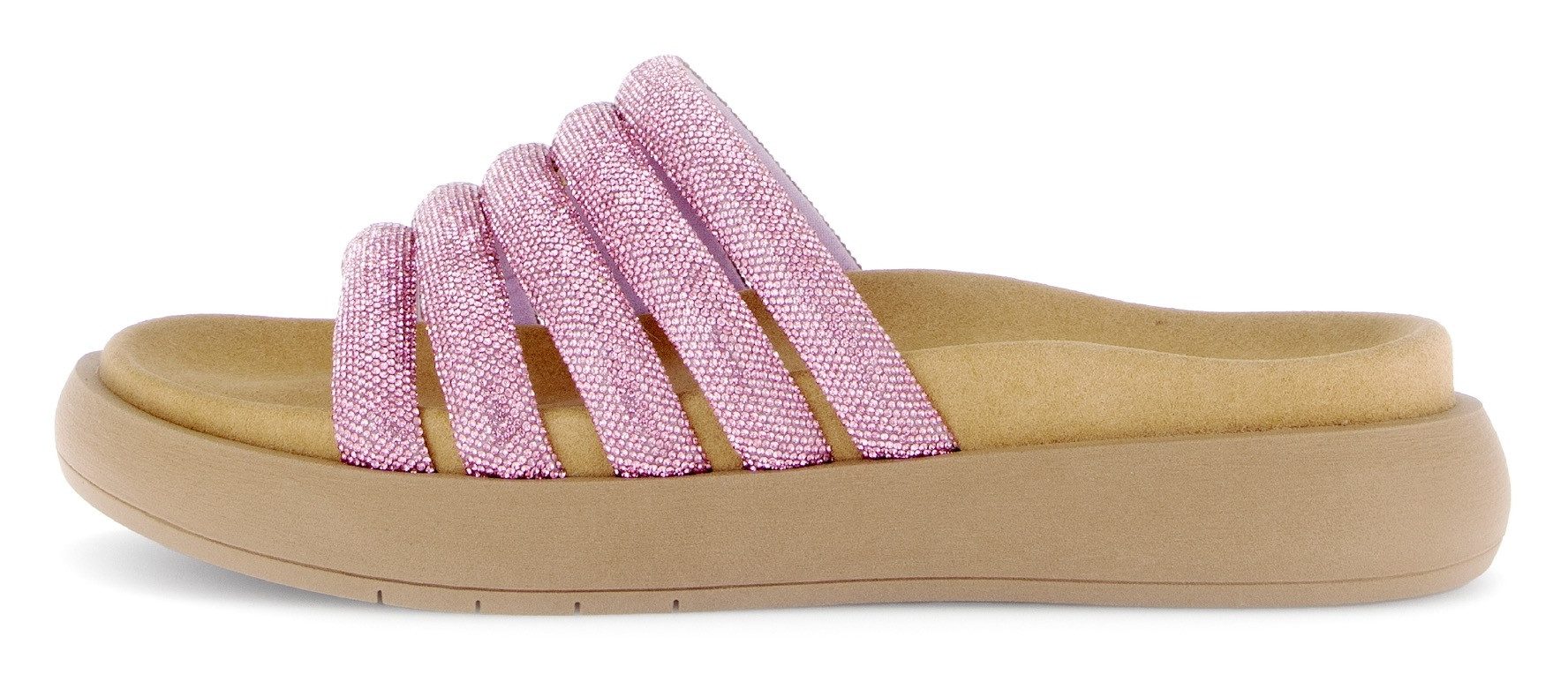 Gabor Slippers plateau, zomerschoen, slippers met best fitting-uitrusting