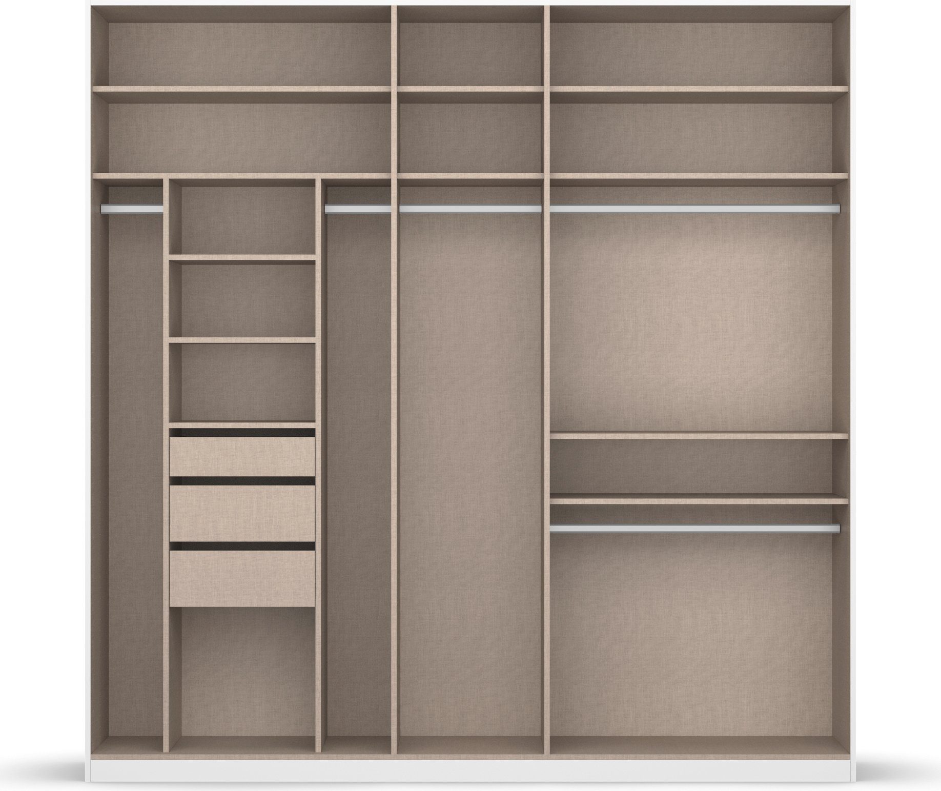 rauch Draaideurkast Oteli incl. passe-partout optioneel met verlichting