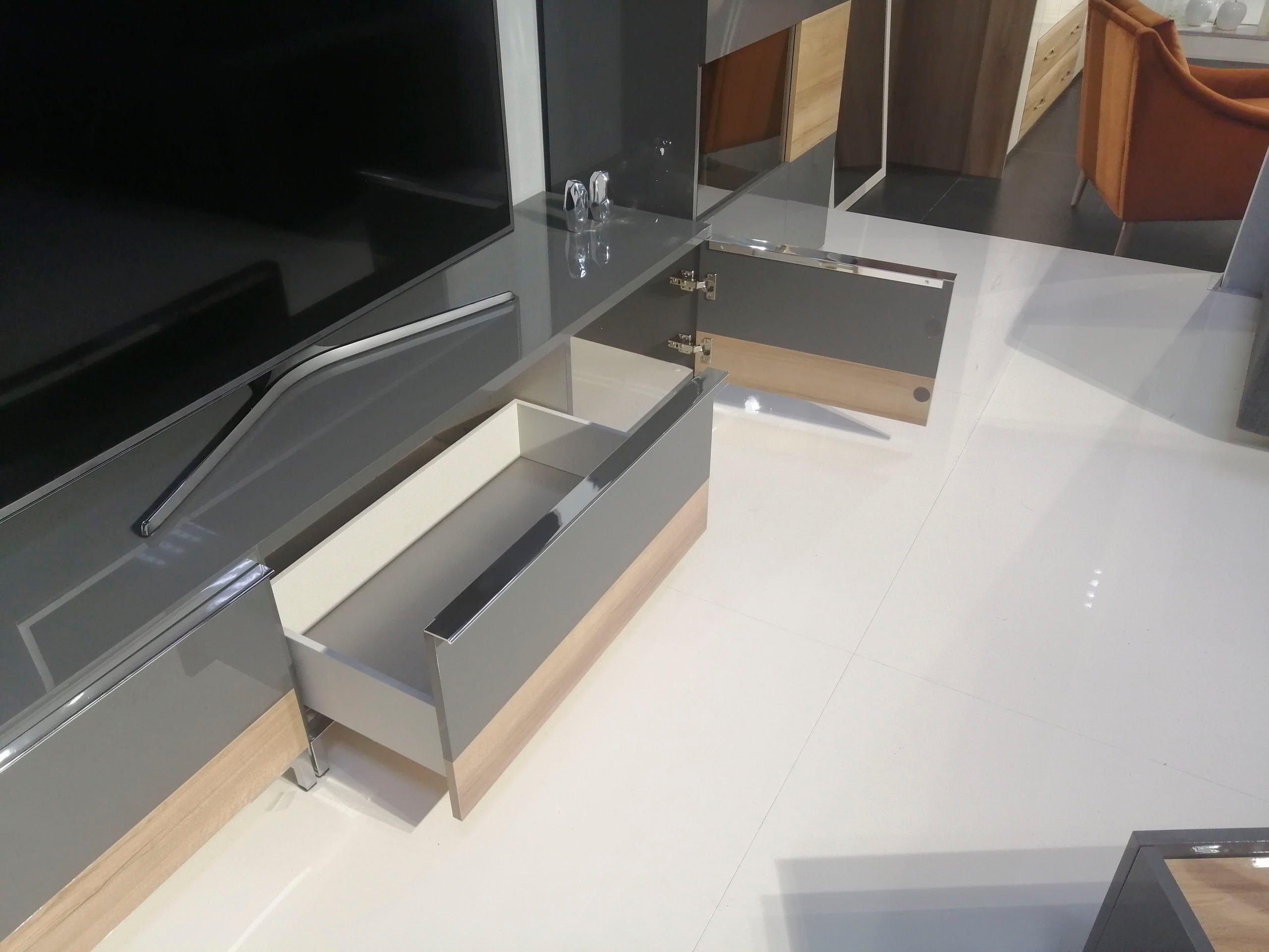Places of Style Tv-meubel Onyx Kast met soft-close functie, in twee breedtes, tv-tafel